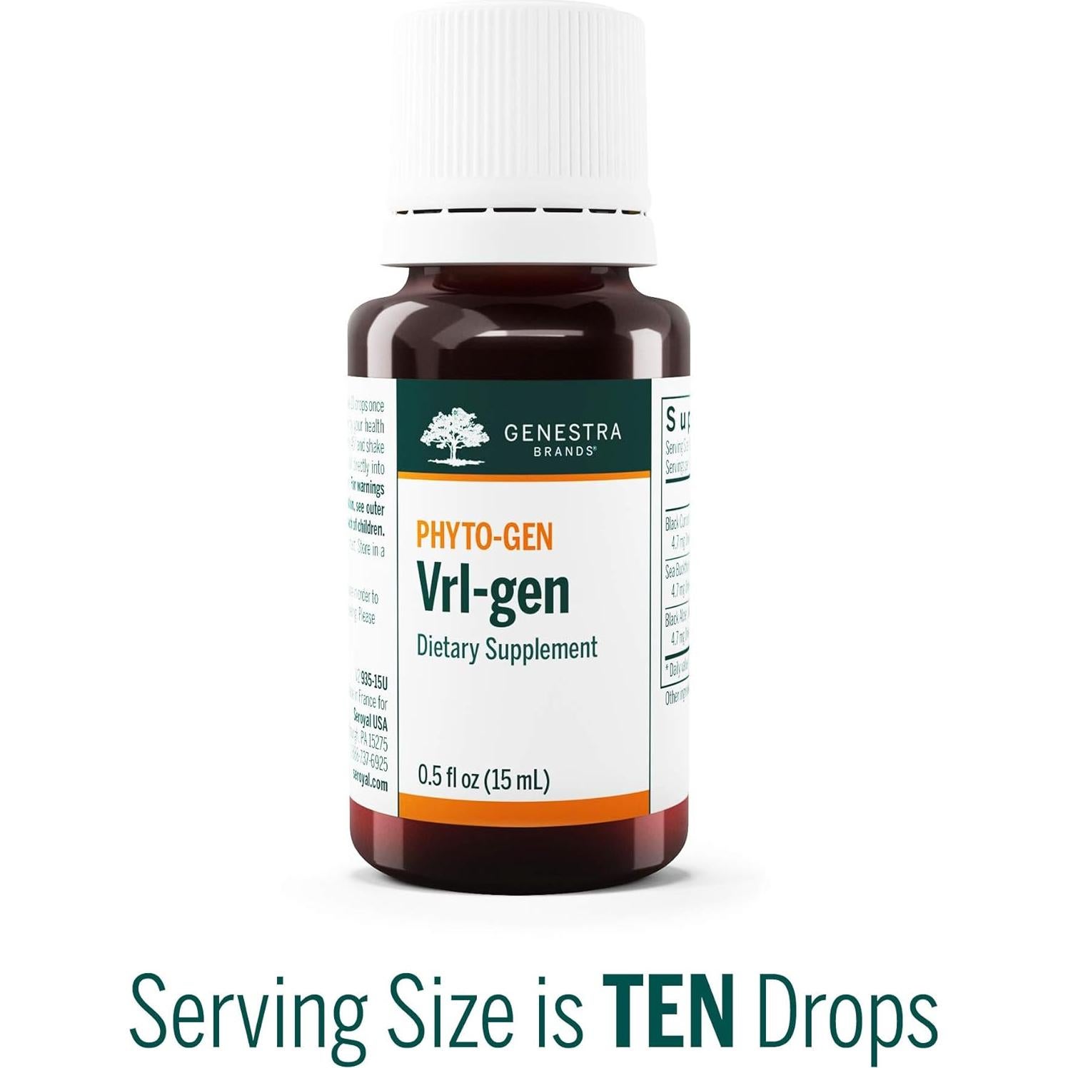 Suplemento Herbal Genestra Brands Vrl-gen 14.79 ml Grosella Negra