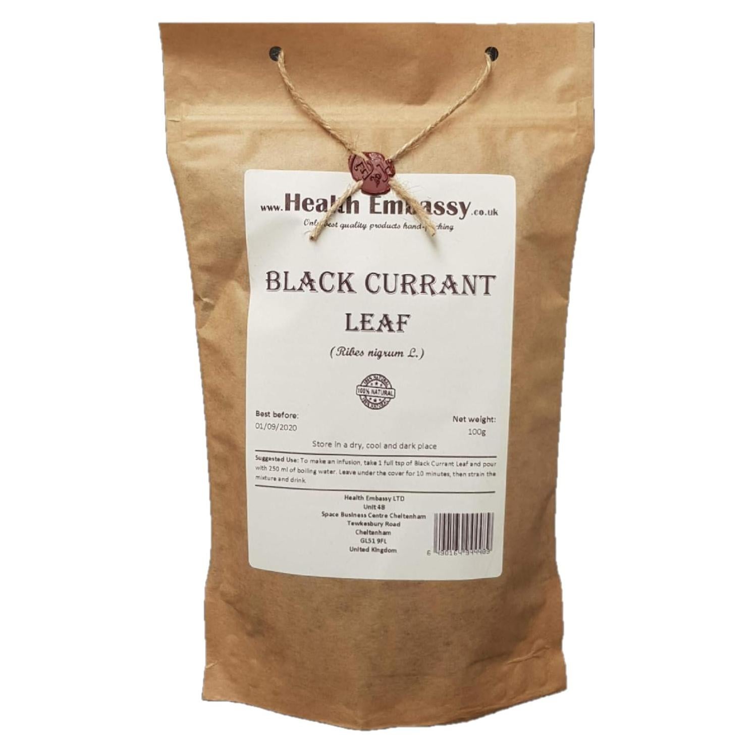 Té Herbal de Hoja de Grosella Negra Health Embassy 100g