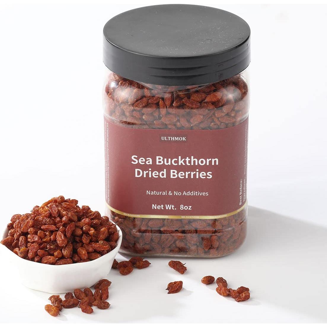 Bayas de Espino Cerval de Mar Secas Premium 227g - YILINSHA