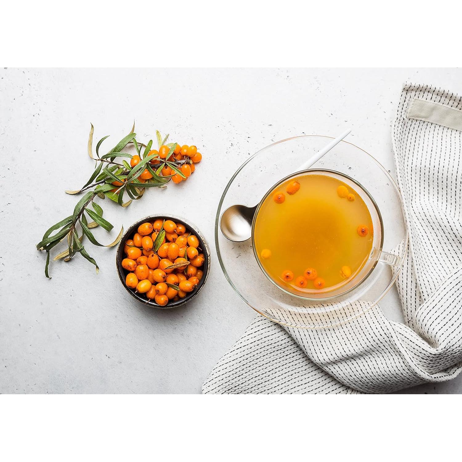 Polvo de Espino Marino Orgánico Food to Live 226g - Sin OGM, Vegano