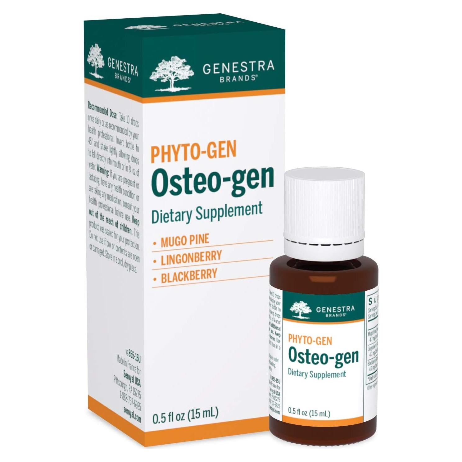 Suplemento Herbal Genestra Brands Osteo-gen 14.79 ml