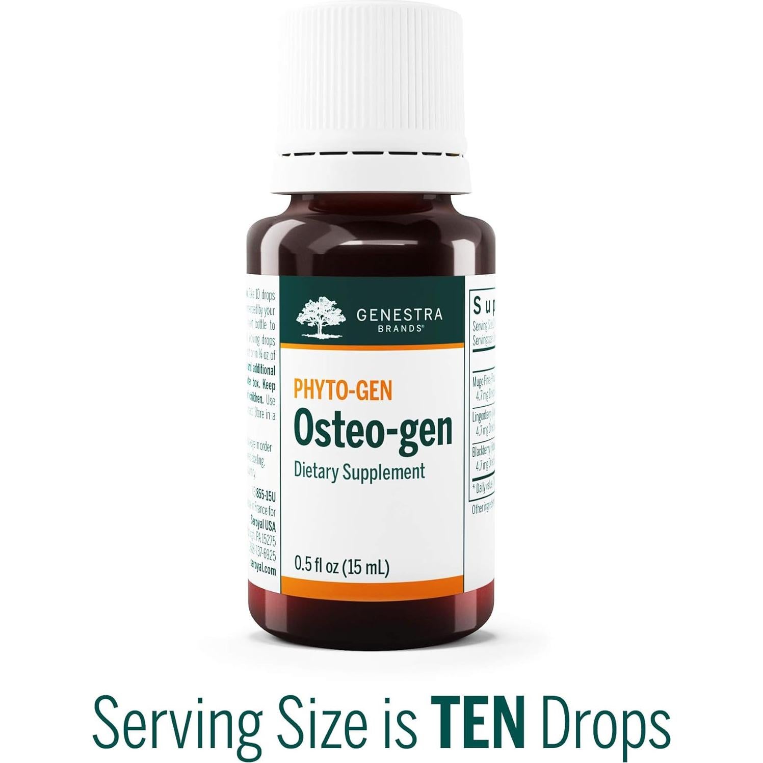 Suplemento Herbal Genestra Brands Osteo-gen 14.79 ml