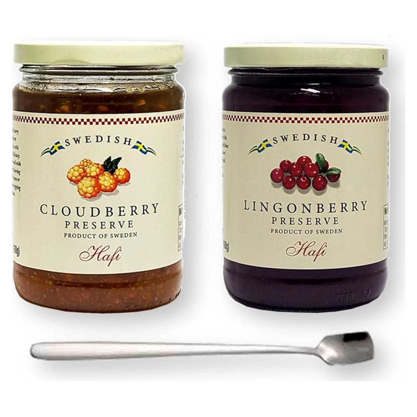 Combo Pack Hafi Naranja Nublada y Lingoberry 400g con Cuchara