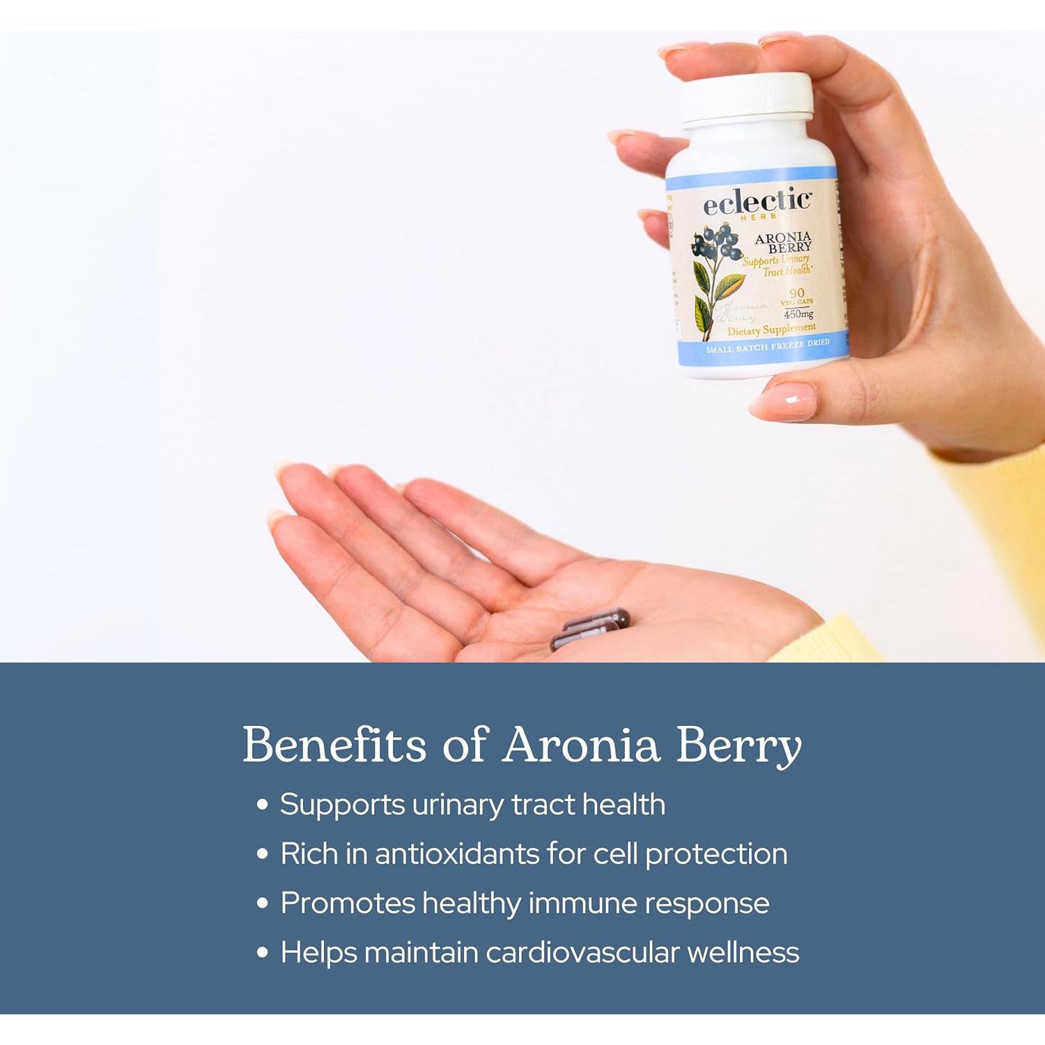 Cápsulas de Aronia Orgánica Liofilizada Eclectic Institute 90 CT