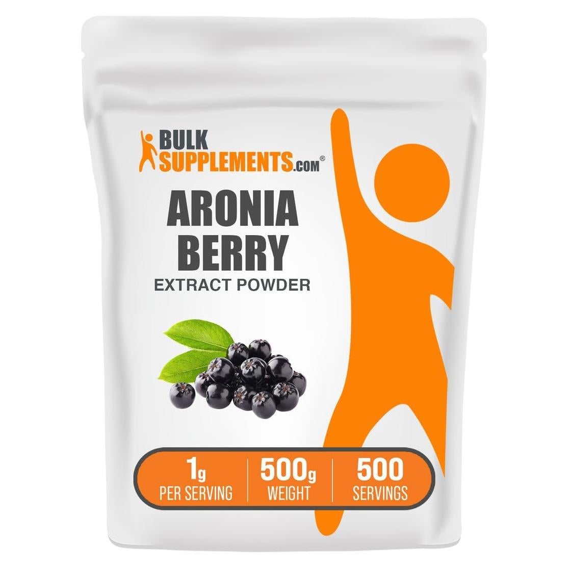 Polvo de Extracto de Aronia BulkSupplements 500g - Suplemento Natural