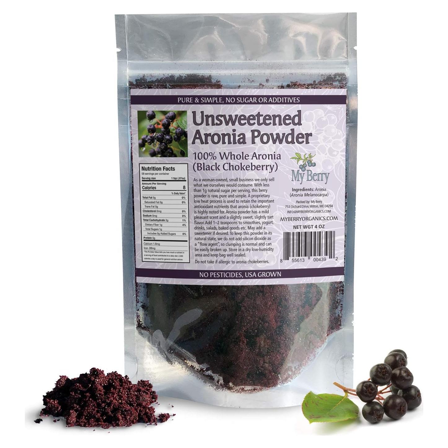 Polvo de Aronia Berry My Berry 113g Sin Azúcar y Aditivos