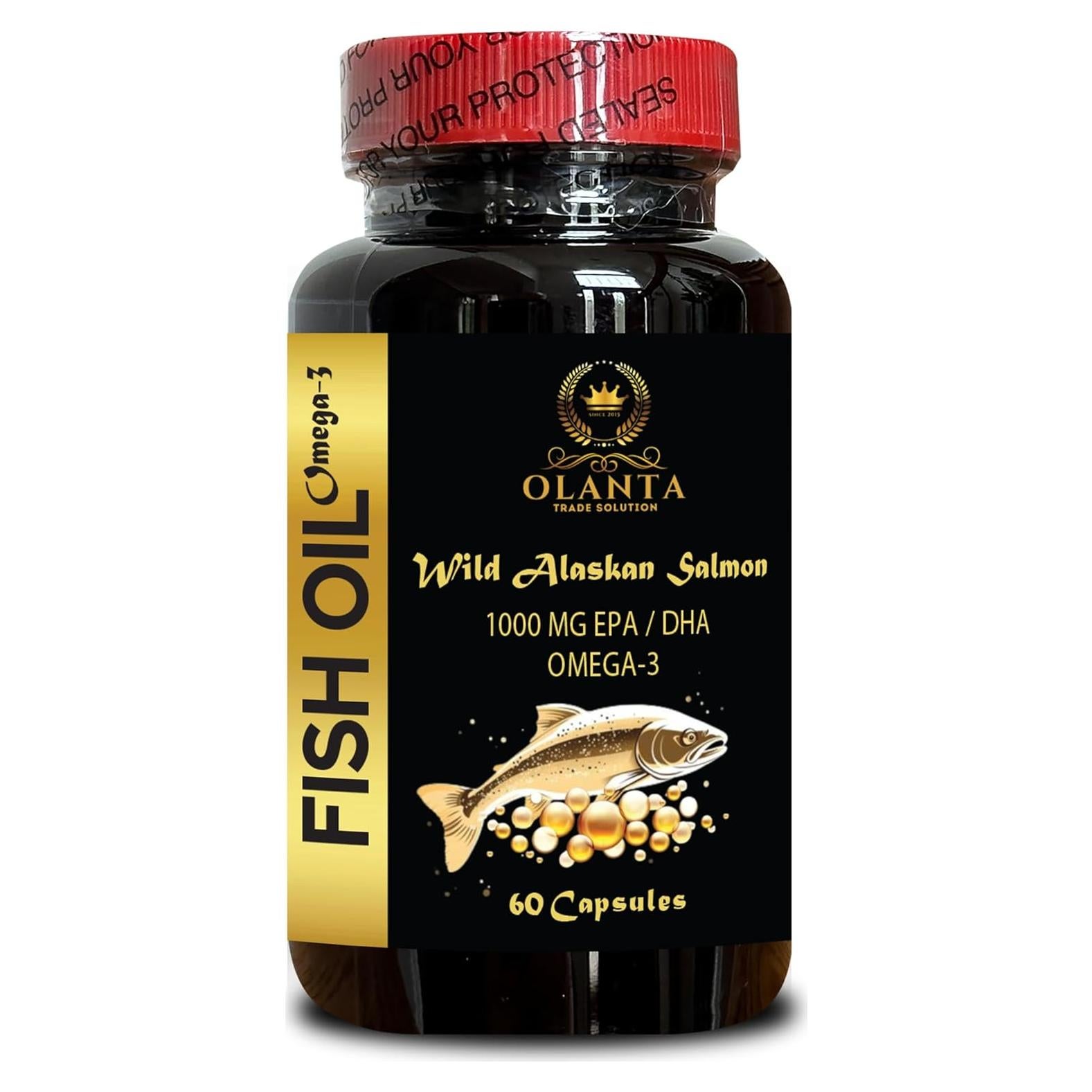 Aceite de Pescado de Salmón Alaska Vitalabs 85g Omega-3 EPA DHA