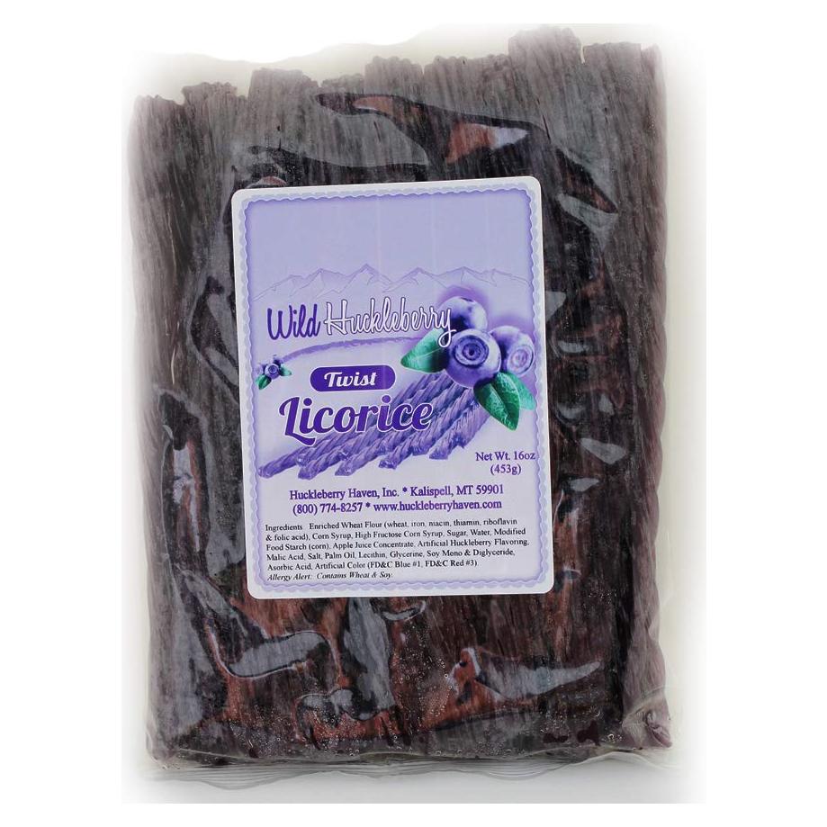 Regaliz de Huckleberry Huckleberry 449 g - Sabor Natural