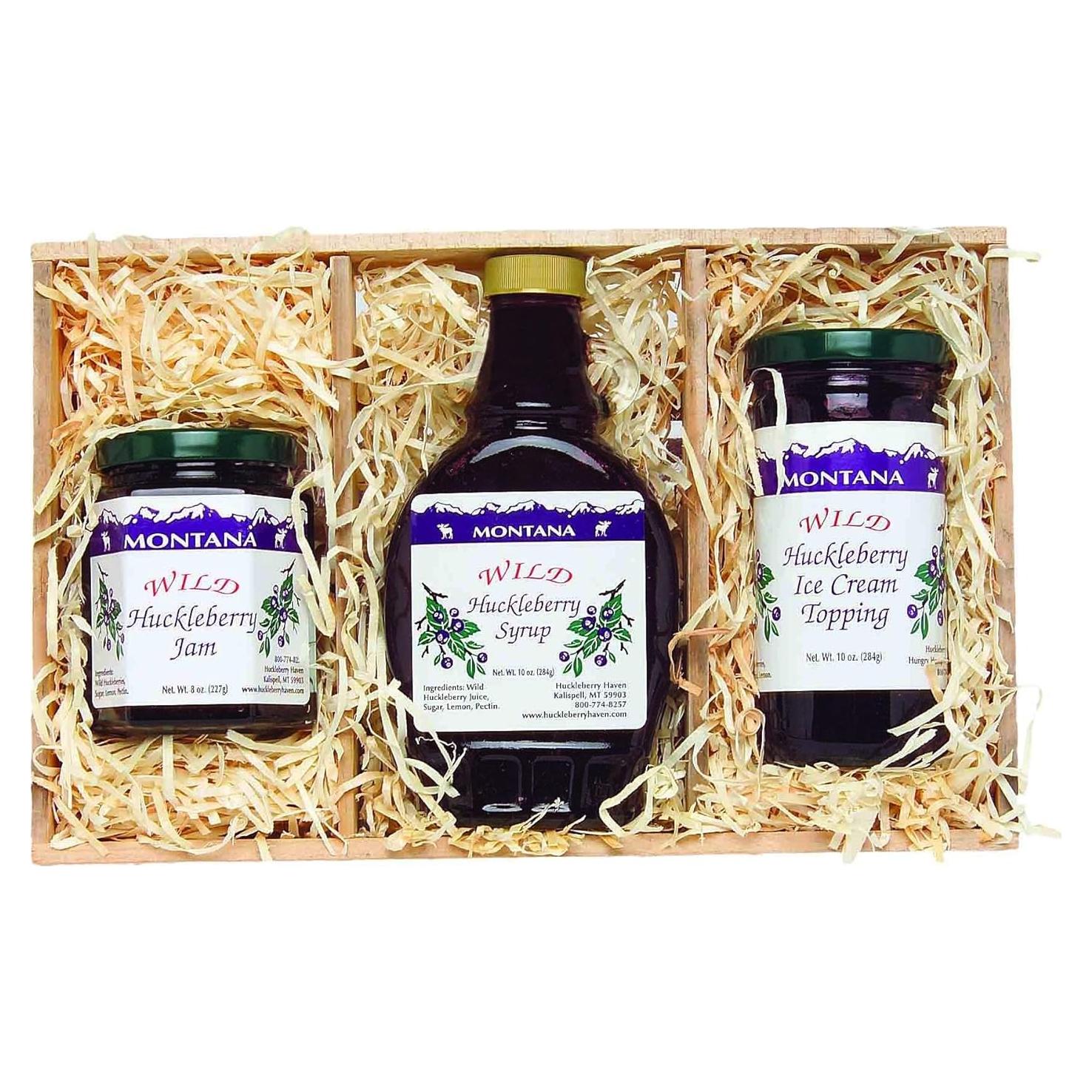 Conjunto de Regalo Gourmet Huckleberry Montana - 3 Productos