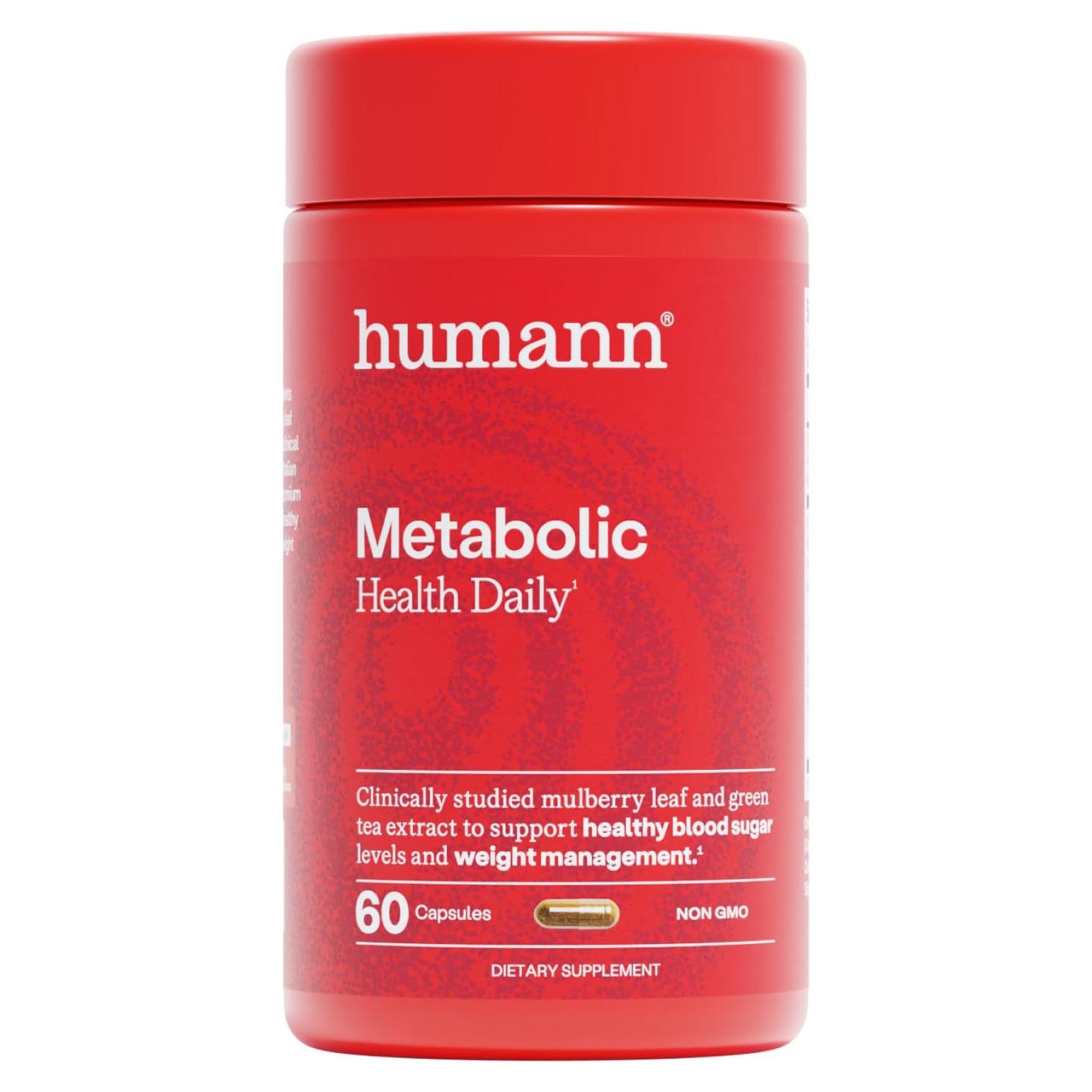 Suplemento Metabólico Humann 60 Cápsulas - Azúcar en Sangre