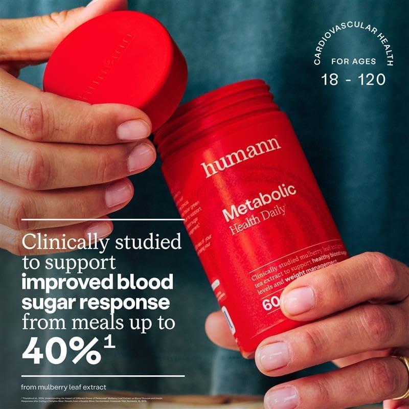 Suplemento Metabólico Humann 60 Cápsulas - Azúcar en Sangre