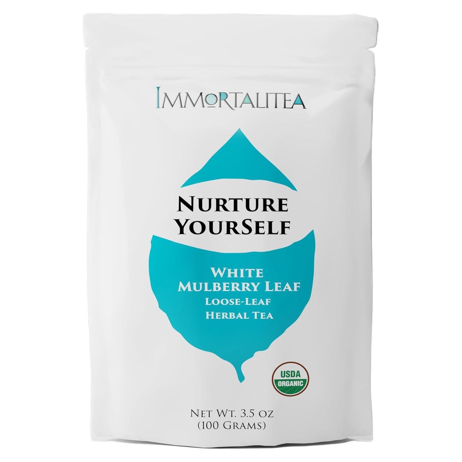 Té de Morera Blanca Immortalitea Orgánico 99.22 Gramos Sin Cafeína