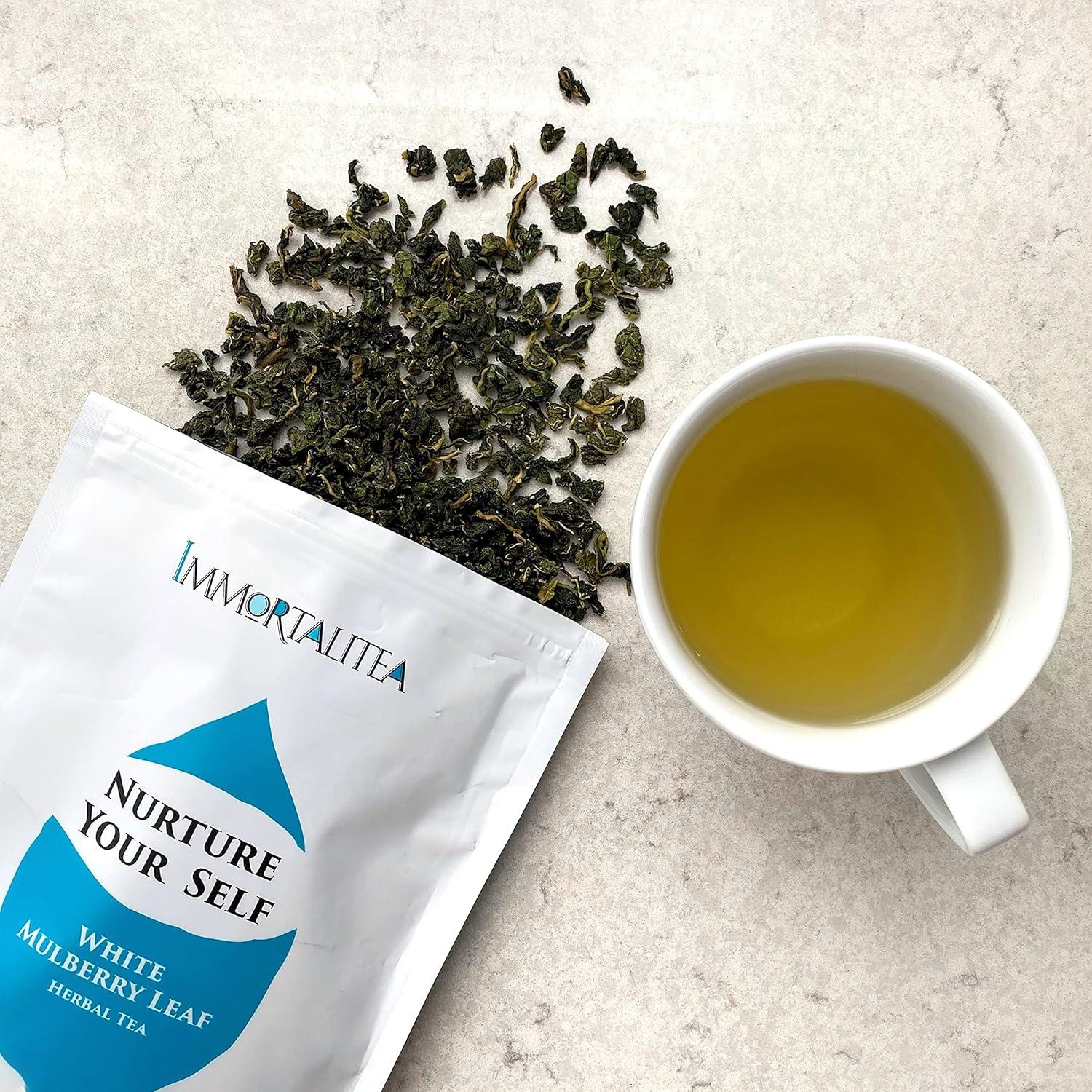 Té de Morera Blanca Immortalitea Orgánico 99.22 Gramos Sin Cafeína
