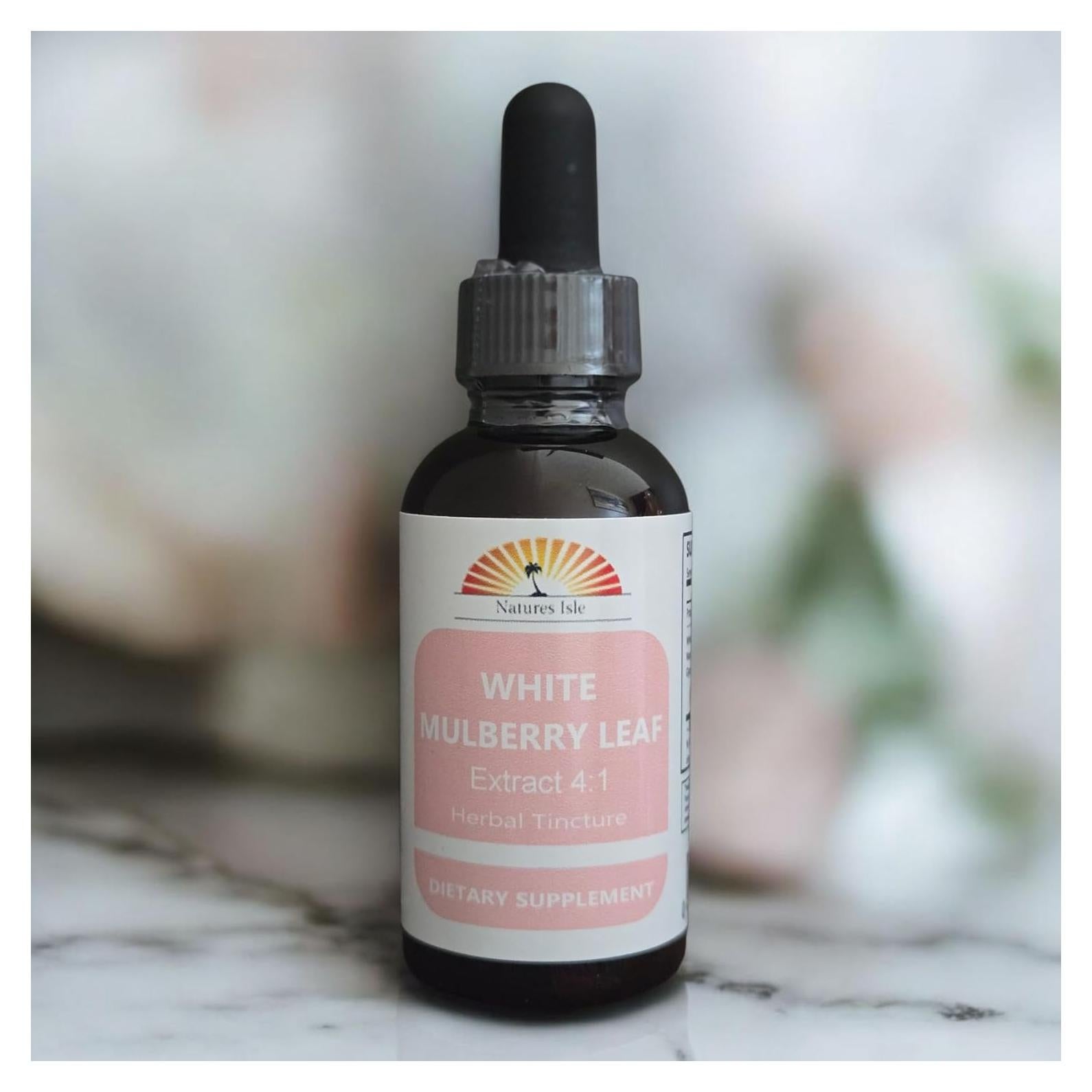 Extracto de Hoja de Morera Blanca 4:1 Tintura Herbal Island 60ml