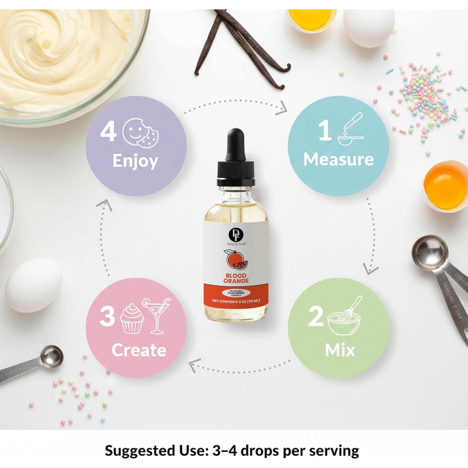 Extracto Natural de Naranja Sanguina Dolce Flav - 56.7 g