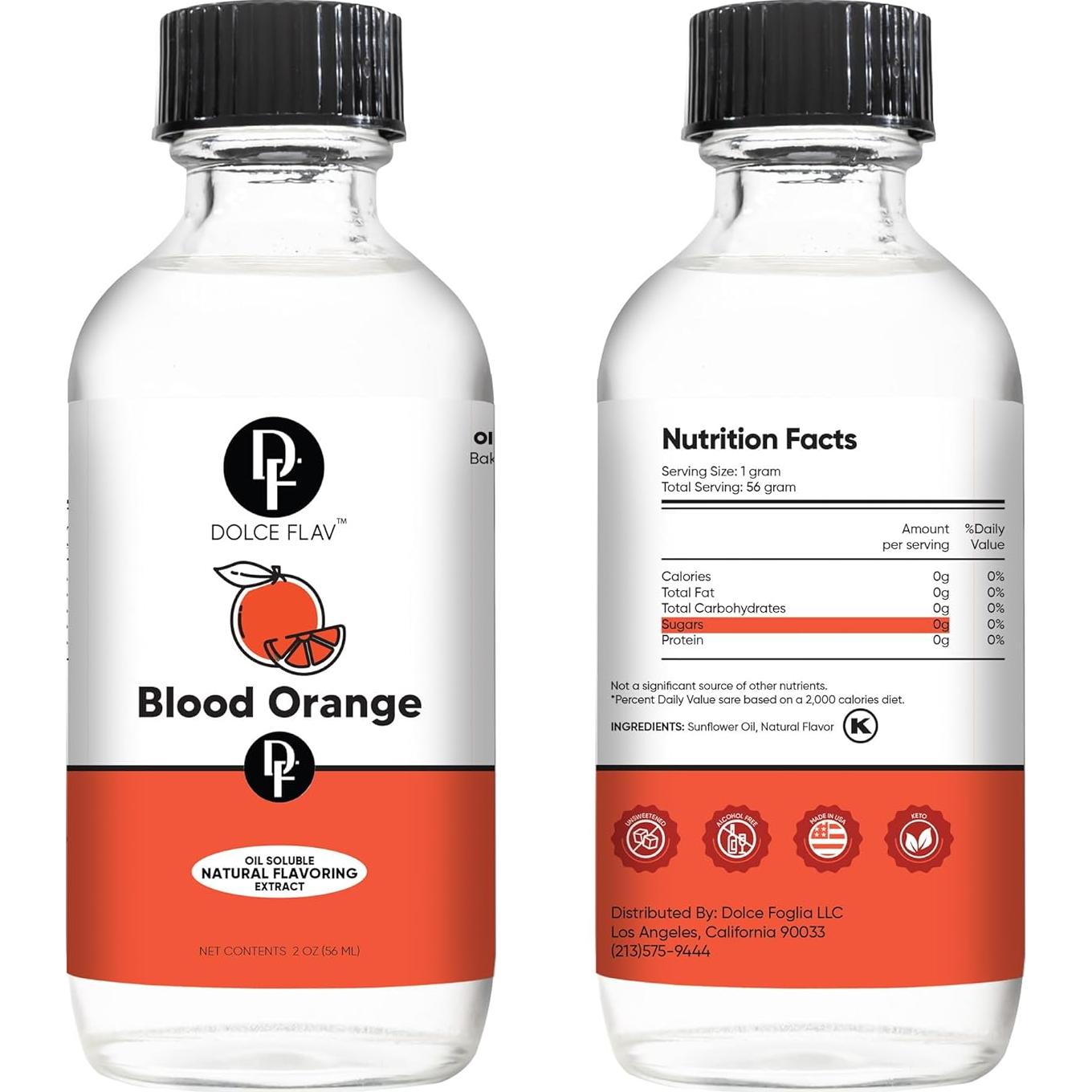 Extracto Natural de Naranja Sanguina Dolce Flav - 56.7 g