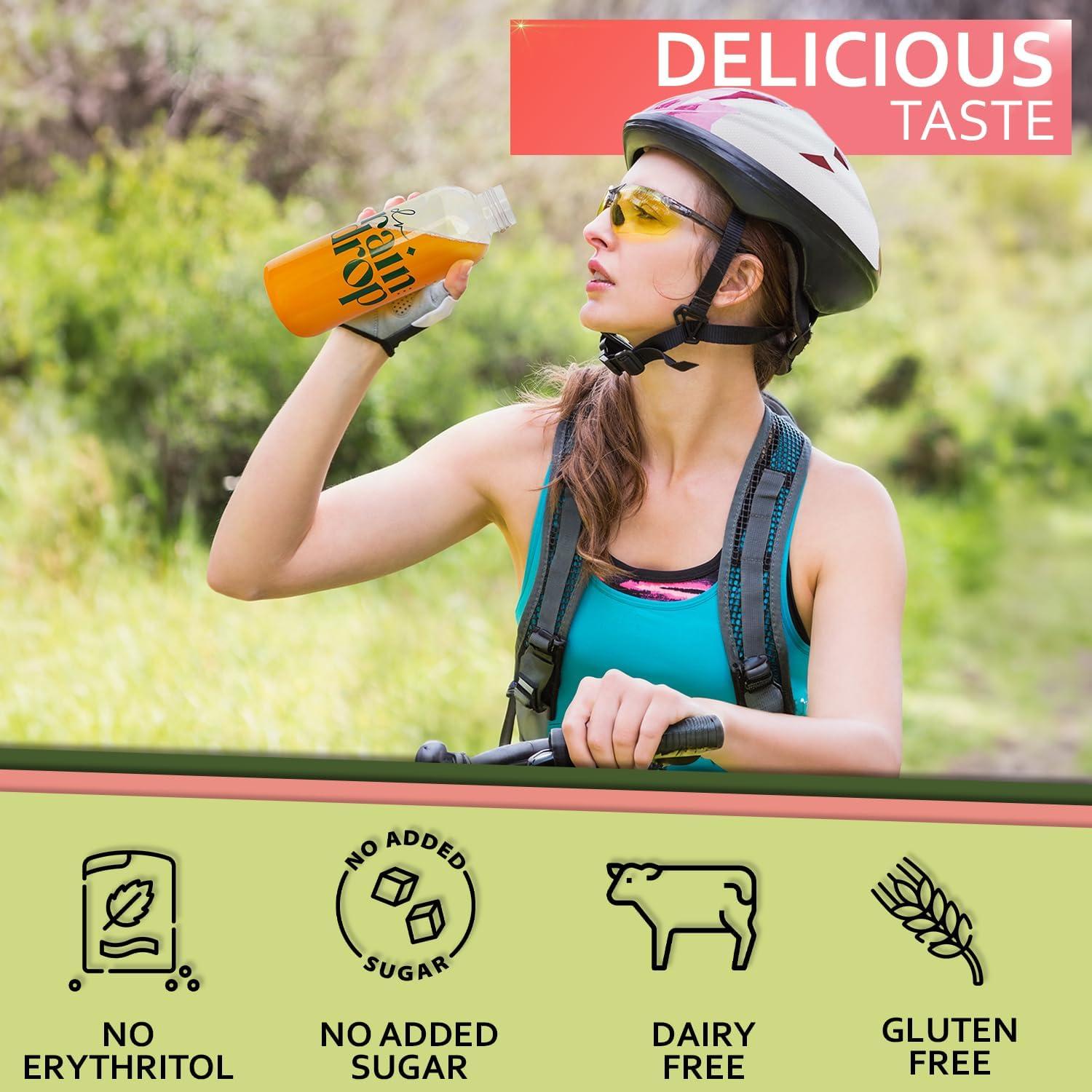 Polvo de Electrolitos Dr Raindrop 163g Sabor Naranja Sangre