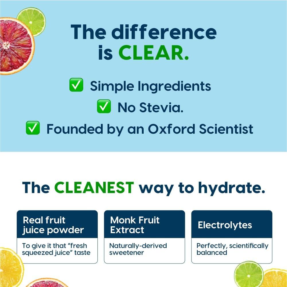 Polvo de Hidratación Hydrant Sabor Naranja Sangre - 12 Paquetes