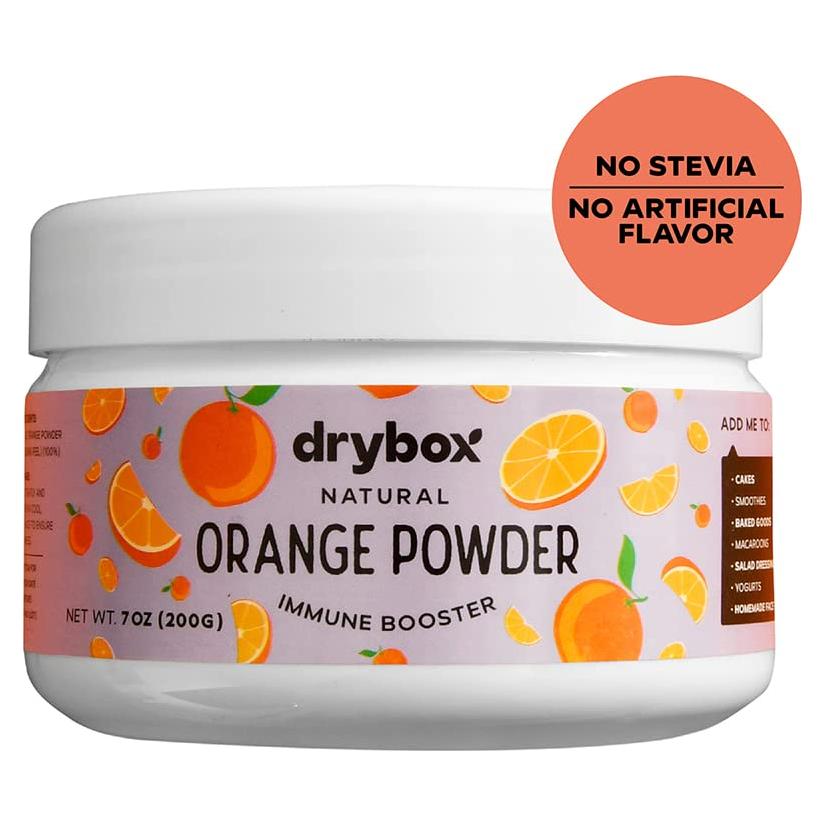 Polvo de Naranja Orgánico Drybox 200g - Sin Azúcar Añadido