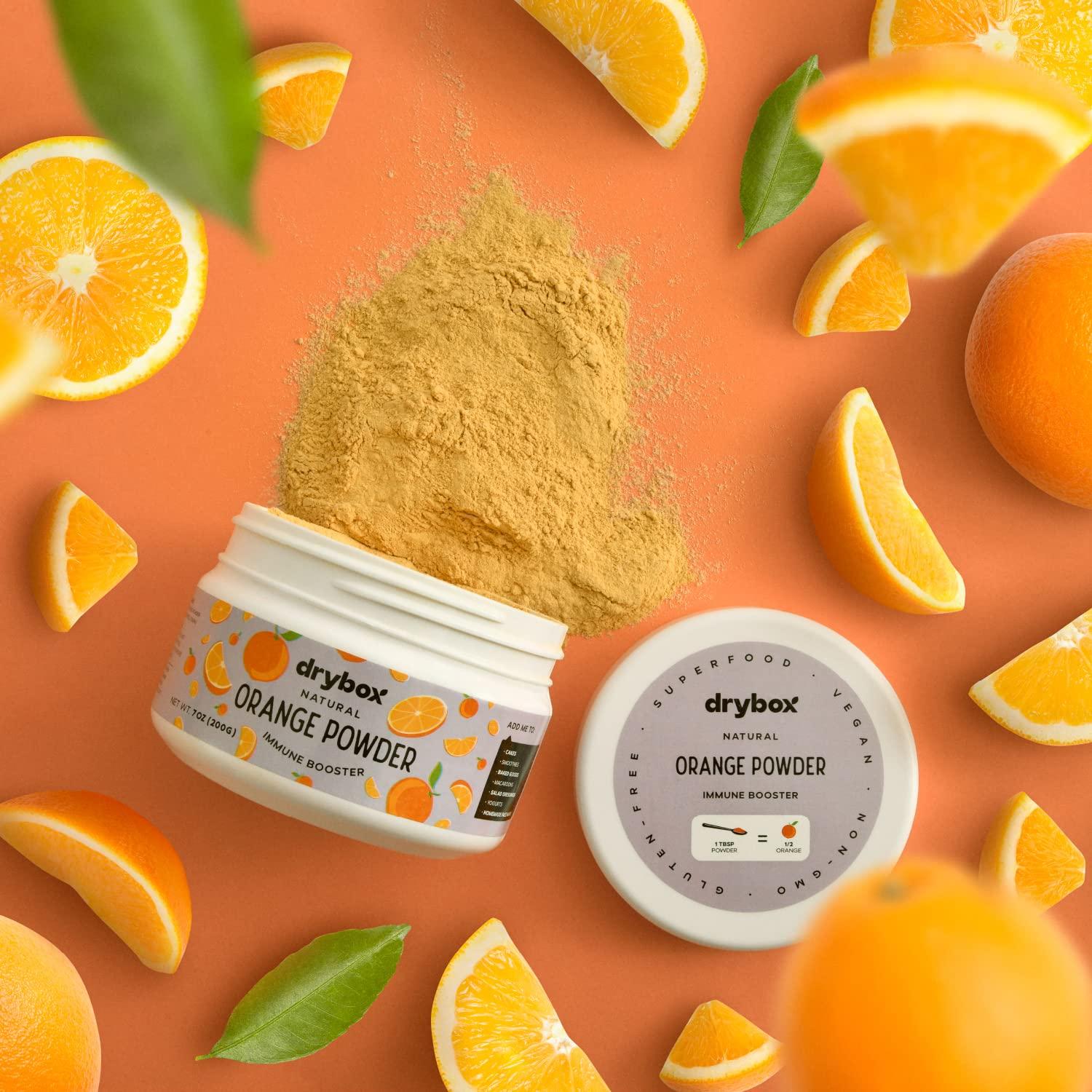 Polvo de Naranja Orgánico Drybox 200g - Sin Azúcar Añadido