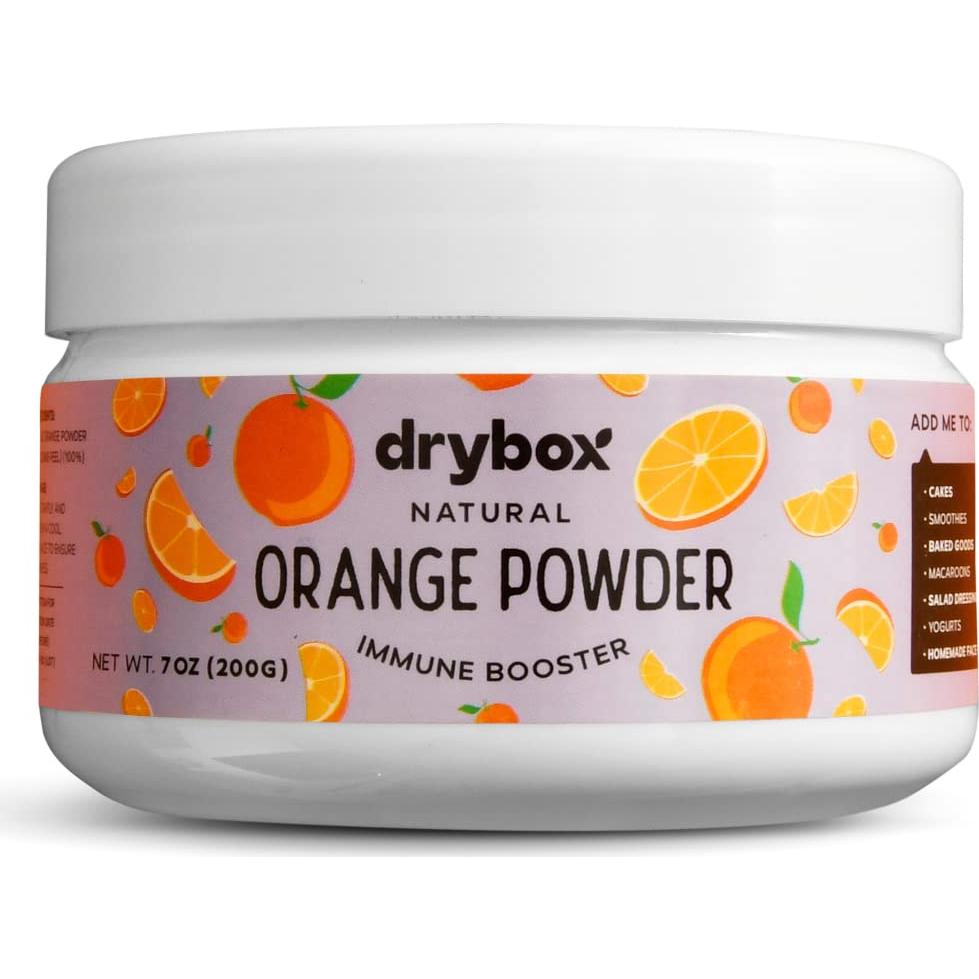 Polvo de Naranja Orgánico Drybox 200g - Sin Azúcar Añadido