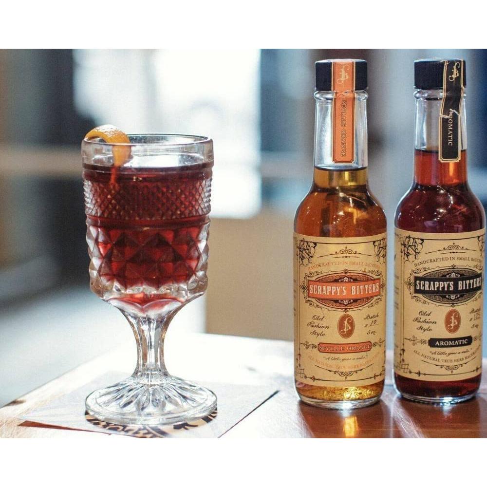 Bitters de Naranja de Sevilla Scrappy's - Paquete de 2 Botellas 283.5g