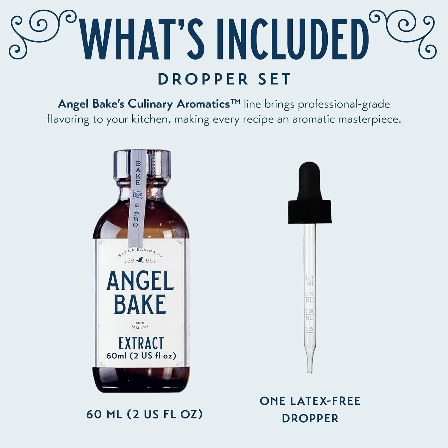 Extracto de Naranja Valencia Puro 60 ml - Angel Bake, Vegano y Sin Gluten