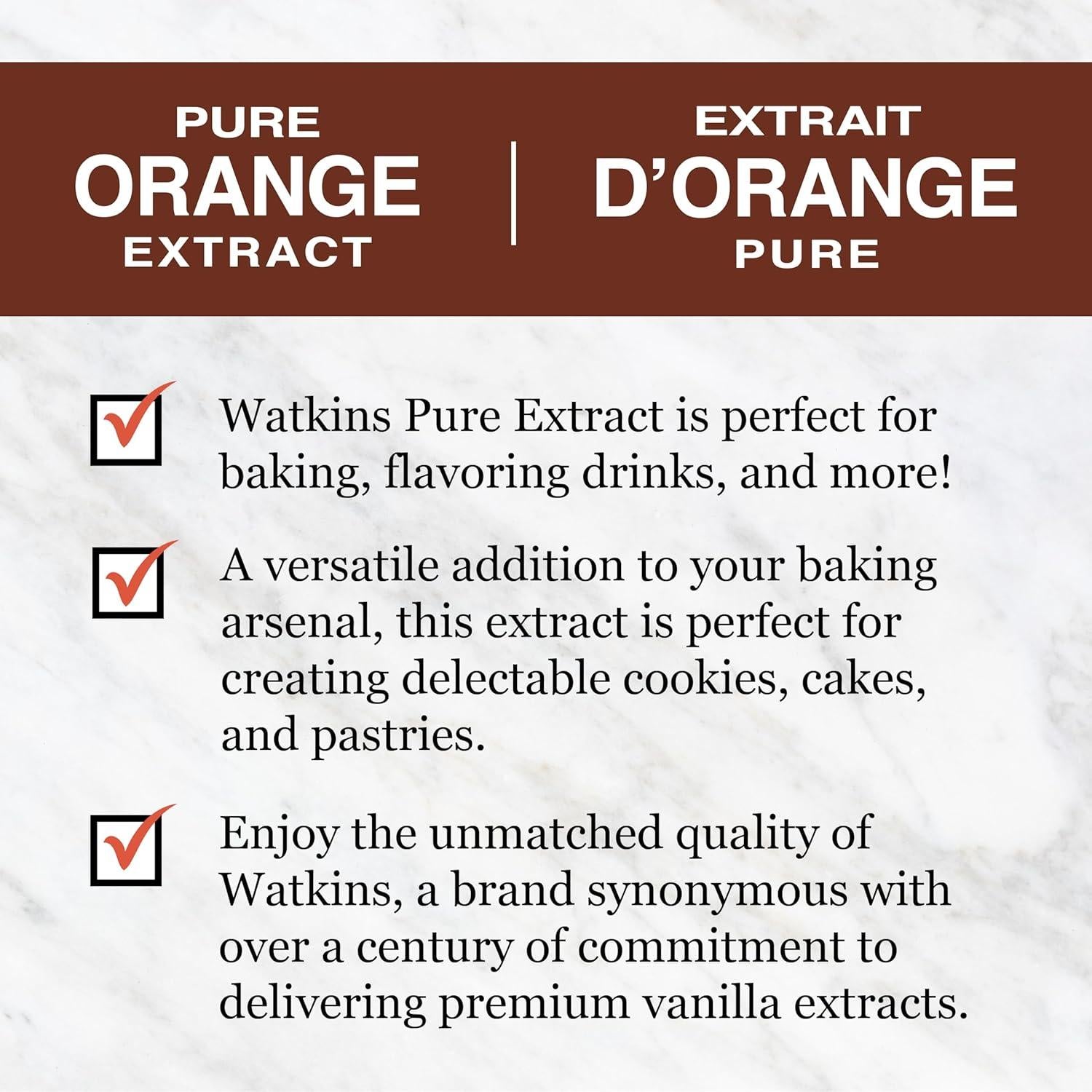 Extracto de Naranja Puro Watkins 60 ml - Paquete de 6