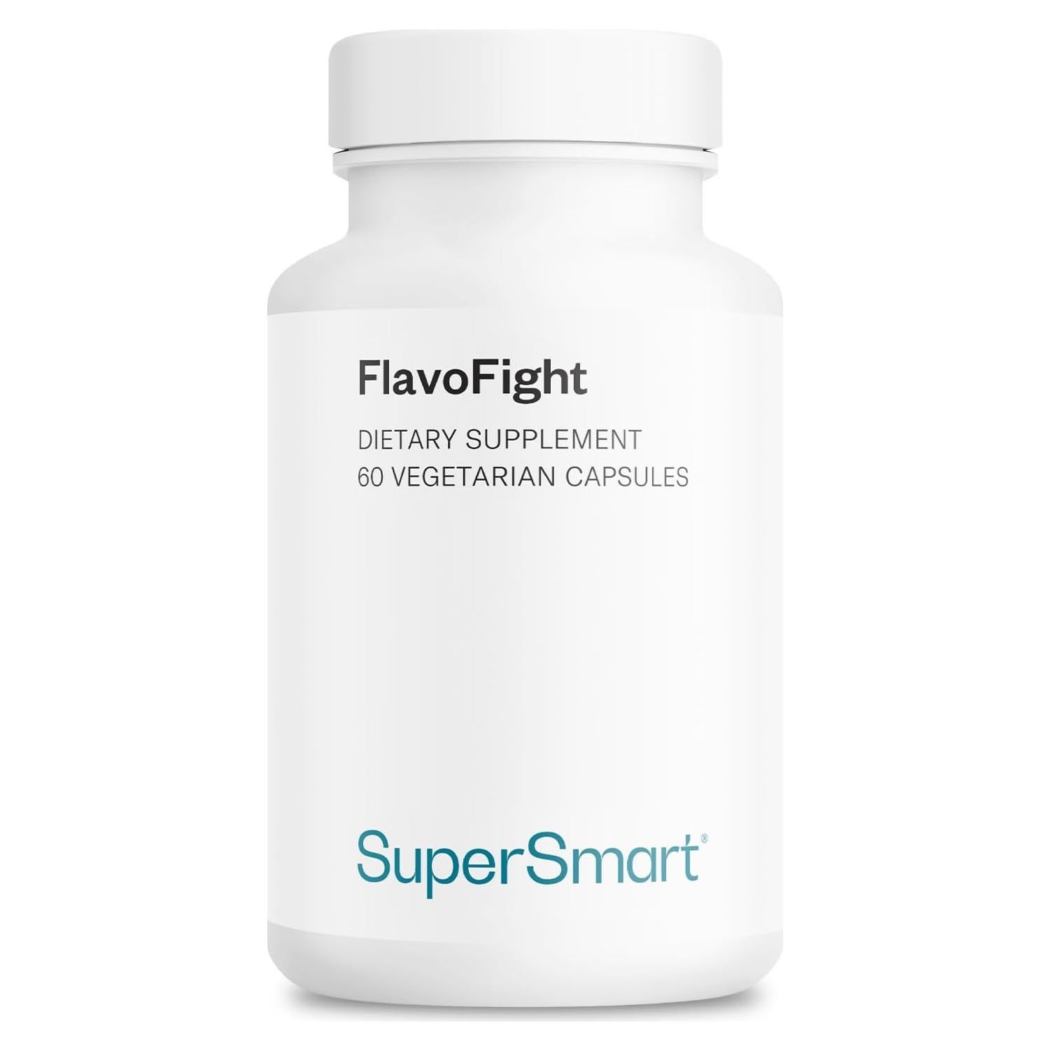 Suplemento FlavoFight 500mg - Supersmart - 60 Cápsulas Veganas