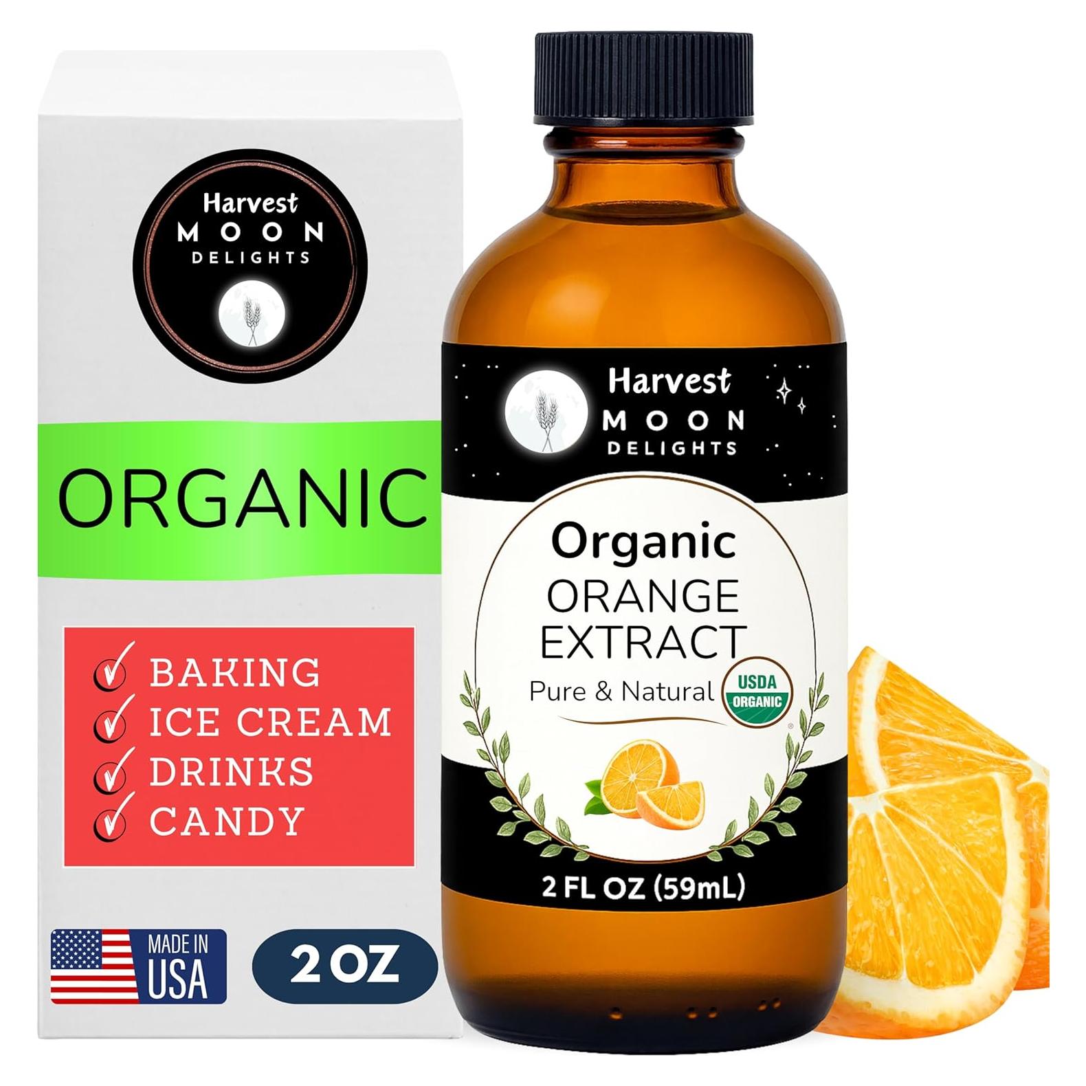 Extracto de Naranja Orgánico Harvest Moon 56.7 ml - Sabor Puro