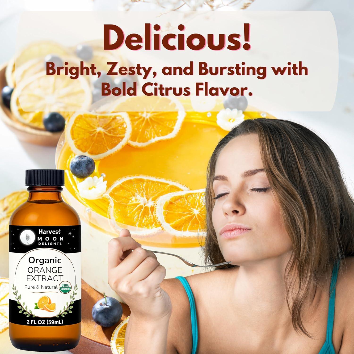 Extracto de Naranja Orgánico Harvest Moon 56.7 ml - Sabor Puro