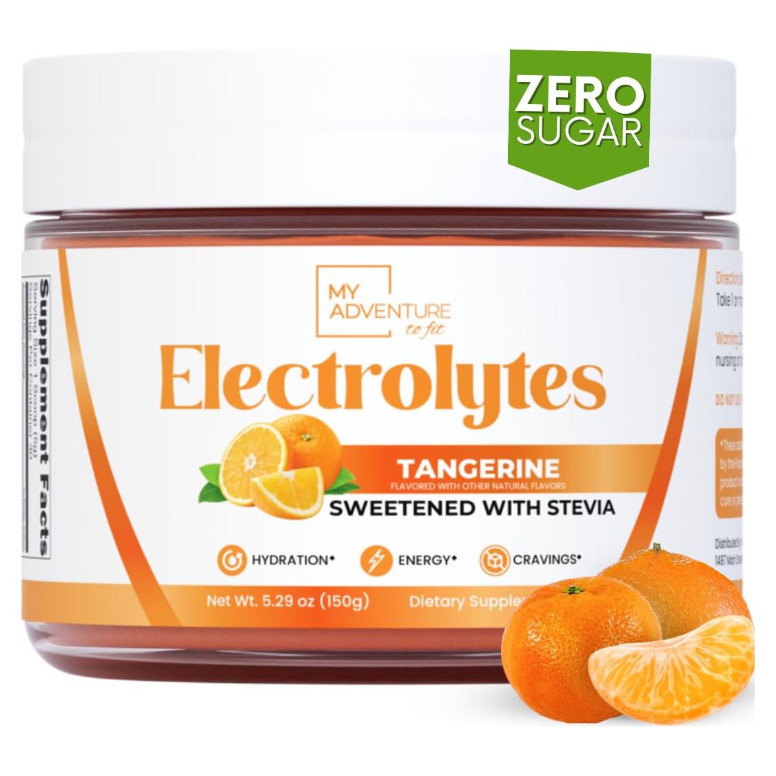 Polvo de Electrolitos Sin Azúcar My Adventure 150g Mandarina