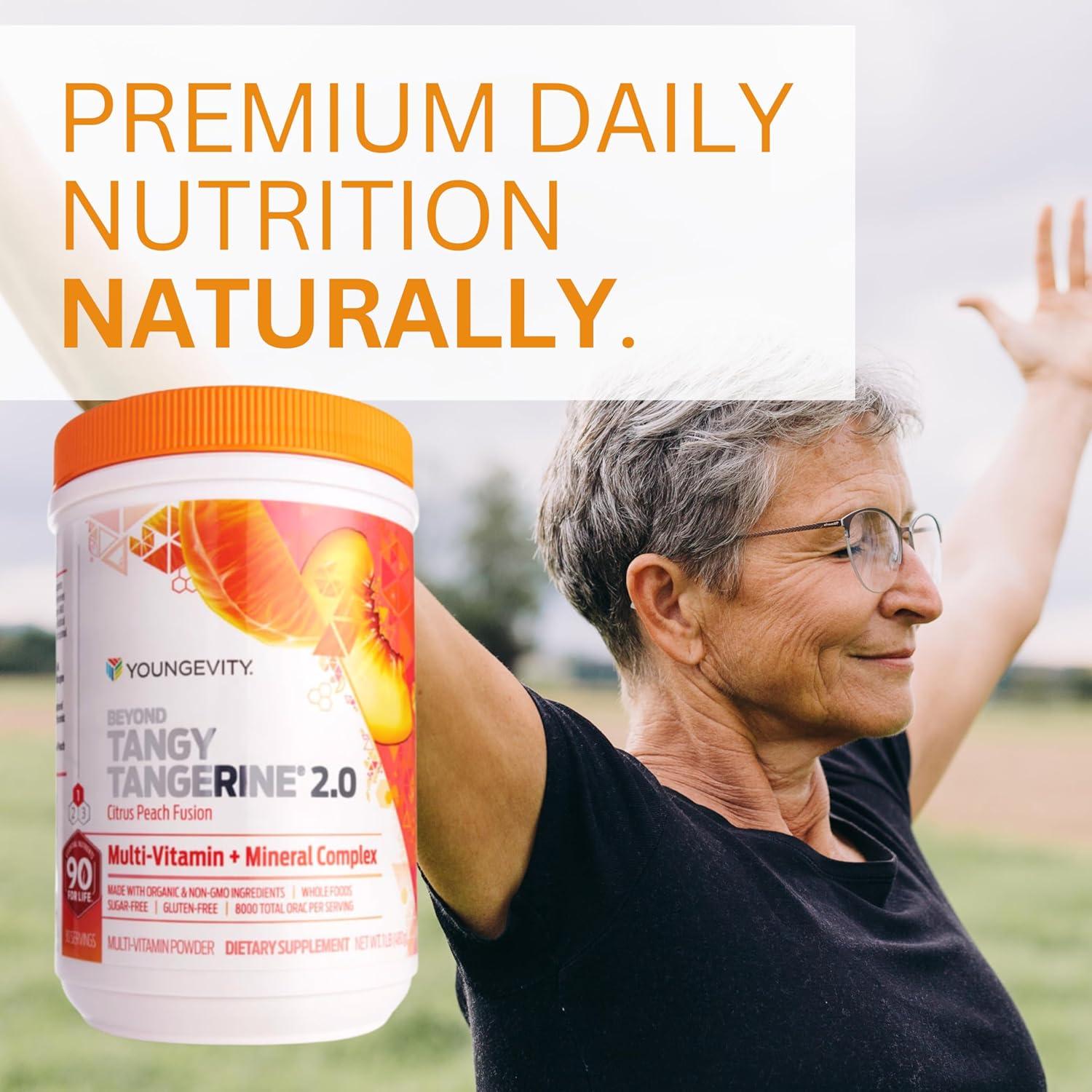 Youngevity Beyond Tangy Tangerine 2.0 Multivitamínico Durazno 447.9g