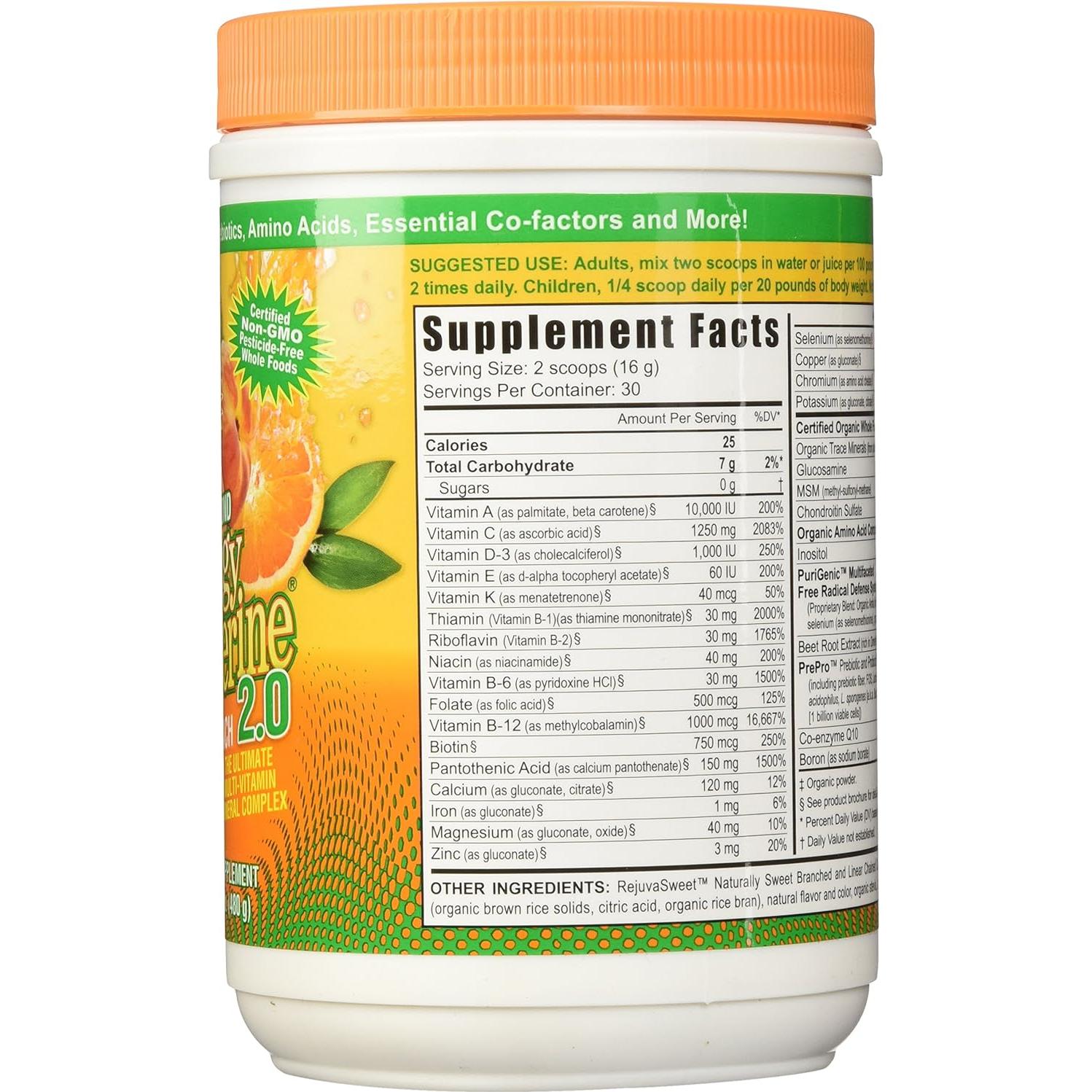 Suplemento Multivitamínico Youngevity 480g - Antioxidantes y Probioticos