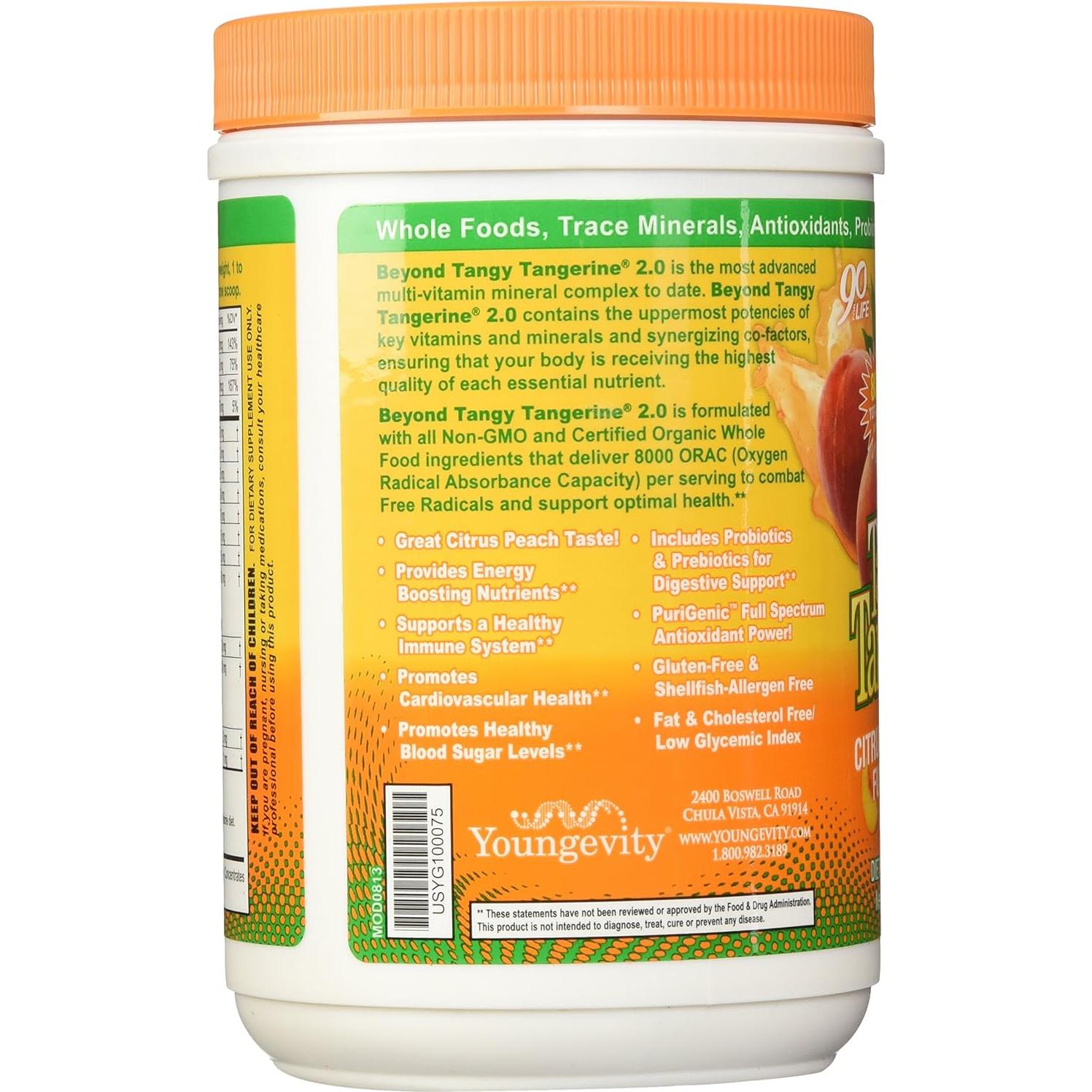 Suplemento Multivitamínico Youngevity 480g - Antioxidantes y Probioticos