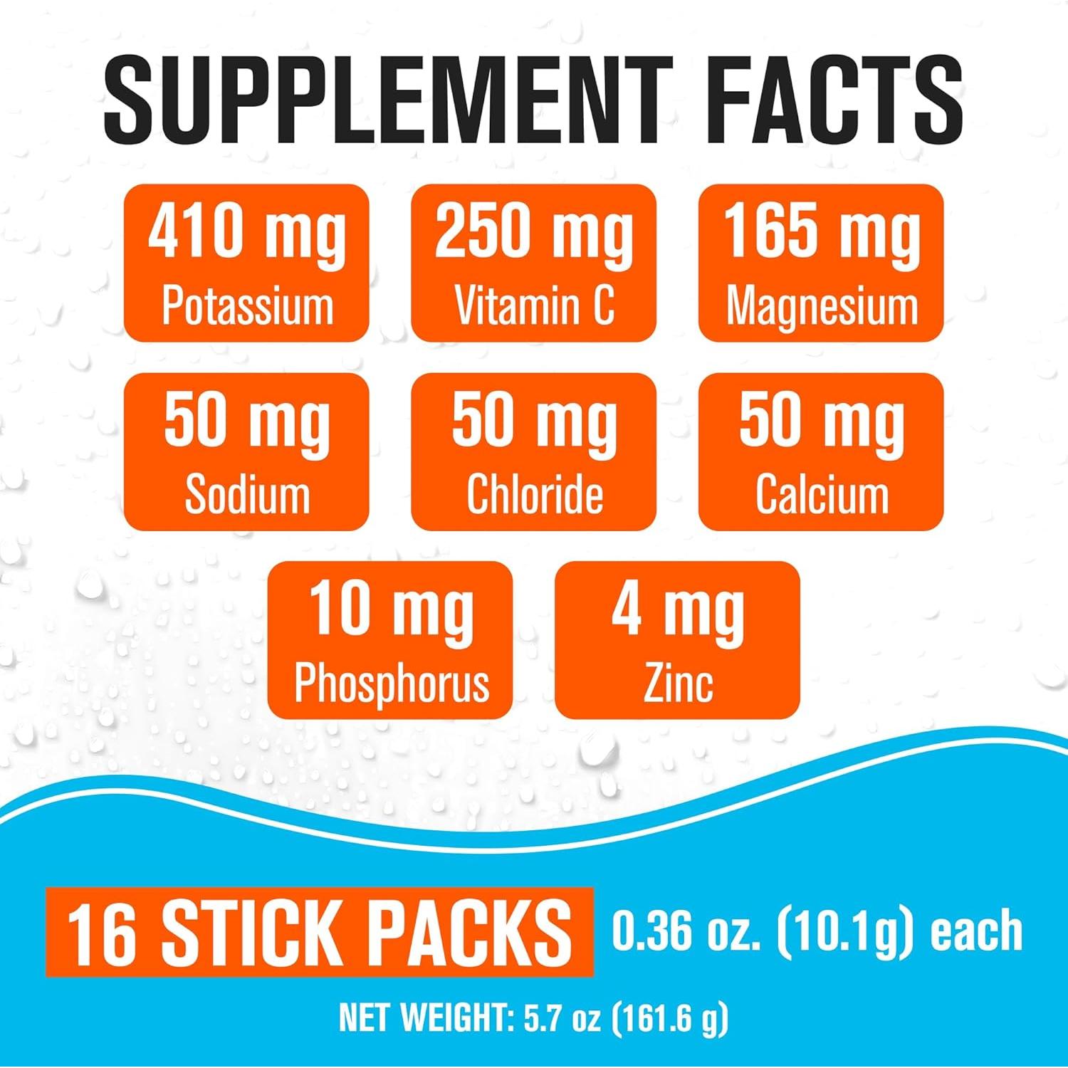 Mezcla de Bebida NaturalSlim 162g Hidratación y Energía Sabor Naranja