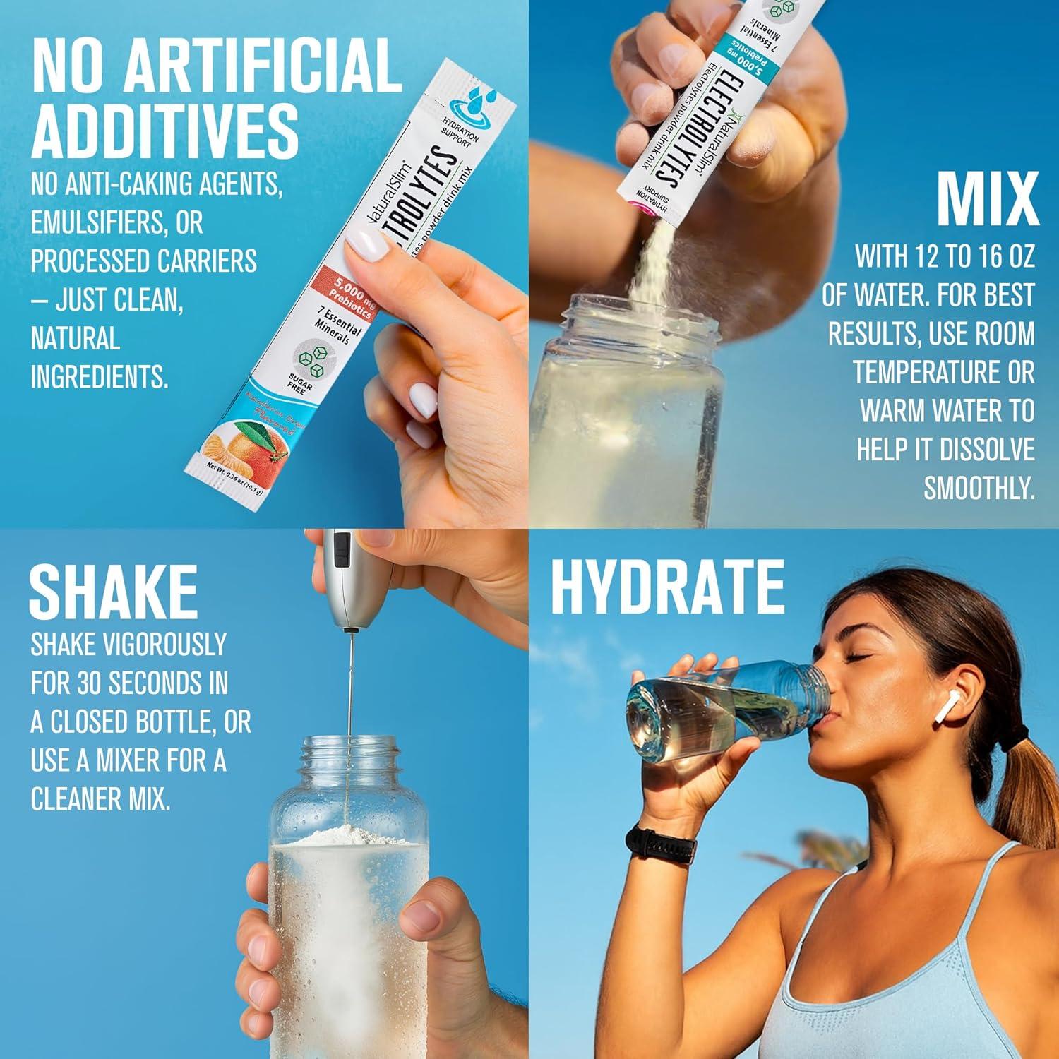 Mezcla de Bebida NaturalSlim 162g Hidratación y Energía Sabor Naranja