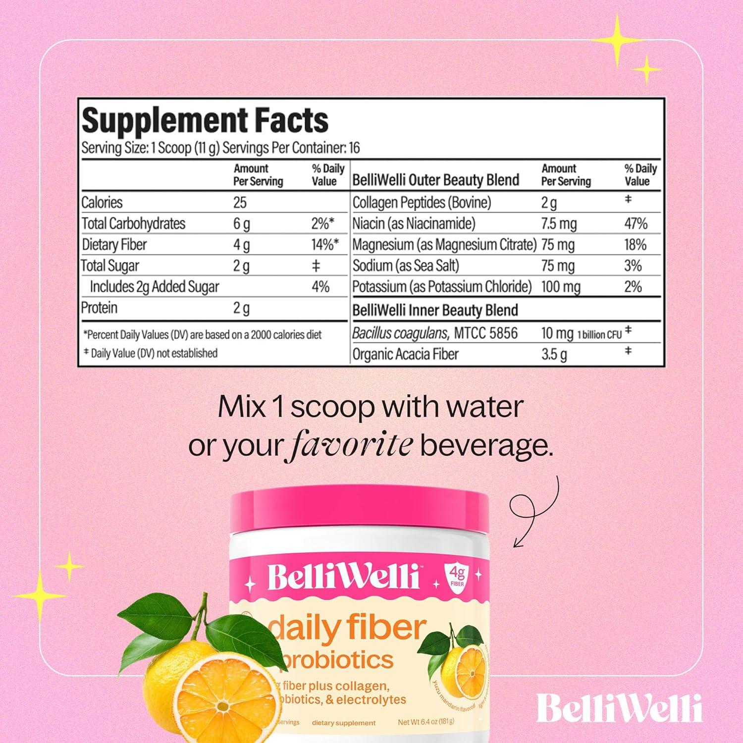 Suplemento de Fibra Diaria con Colágeno y Probioticos - 32 Porciones