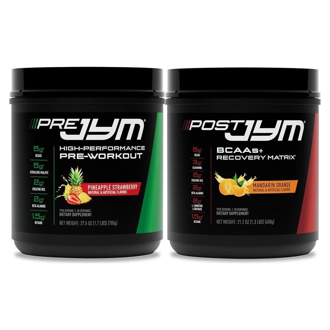 Paquete Pre JYM y Post JYM - Suplementos de Entrenamiento 0.59 kg