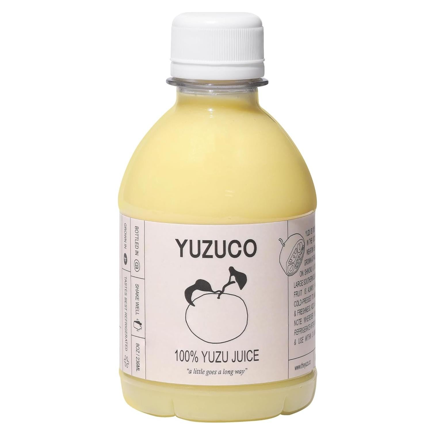 Jugo de Yuzu Prensado en Frío YUZUCO 236ml - Sabor Natural