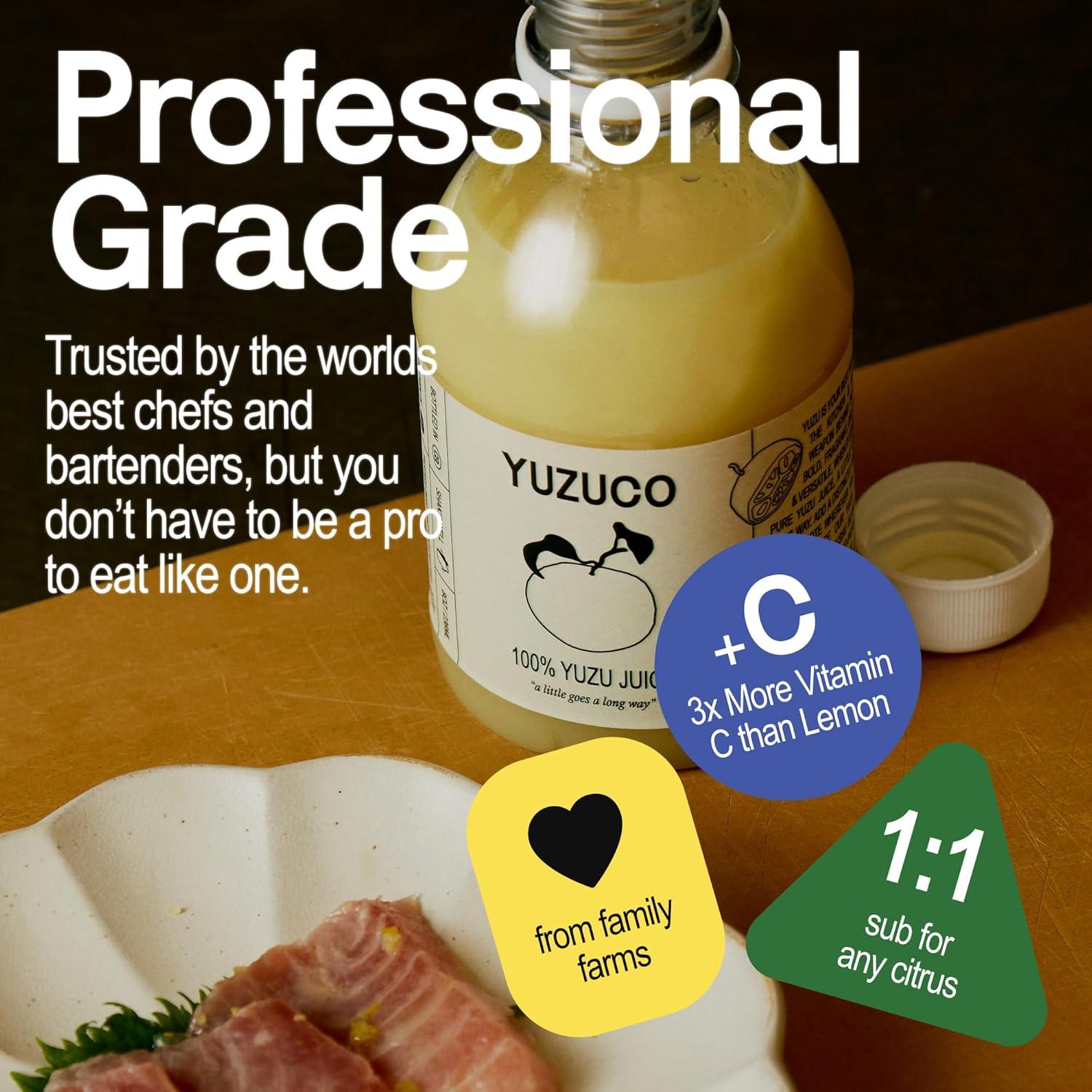 Jugo de Yuzu Prensado en Frío YUZUCO 236ml - Sabor Natural
