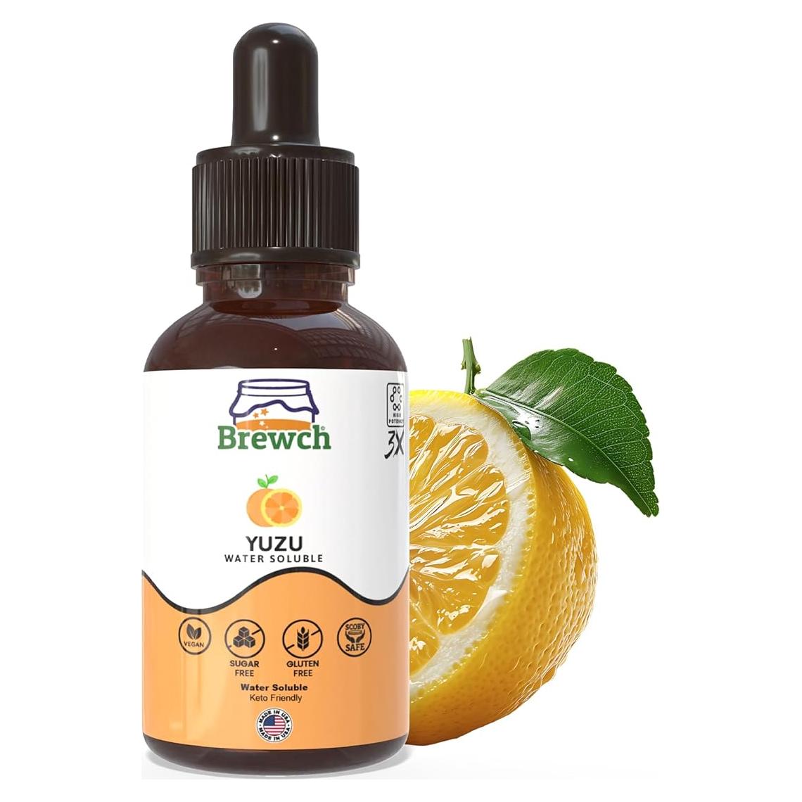 Extracto de Sabor Yuzu Brewch 60ml | Natural, Sin Azúcar, Concentrado