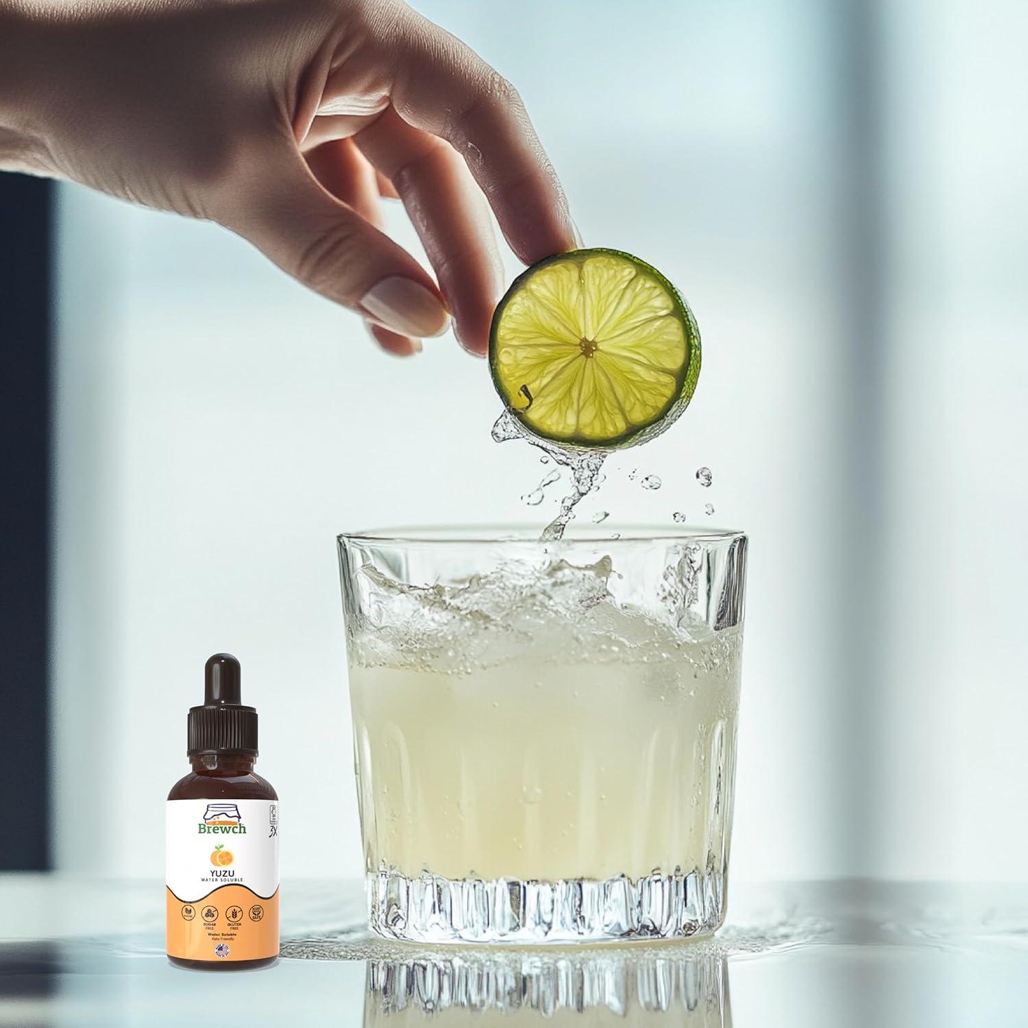 Extracto de Sabor Yuzu Brewch 60ml | Natural, Sin Azúcar, Concentrado