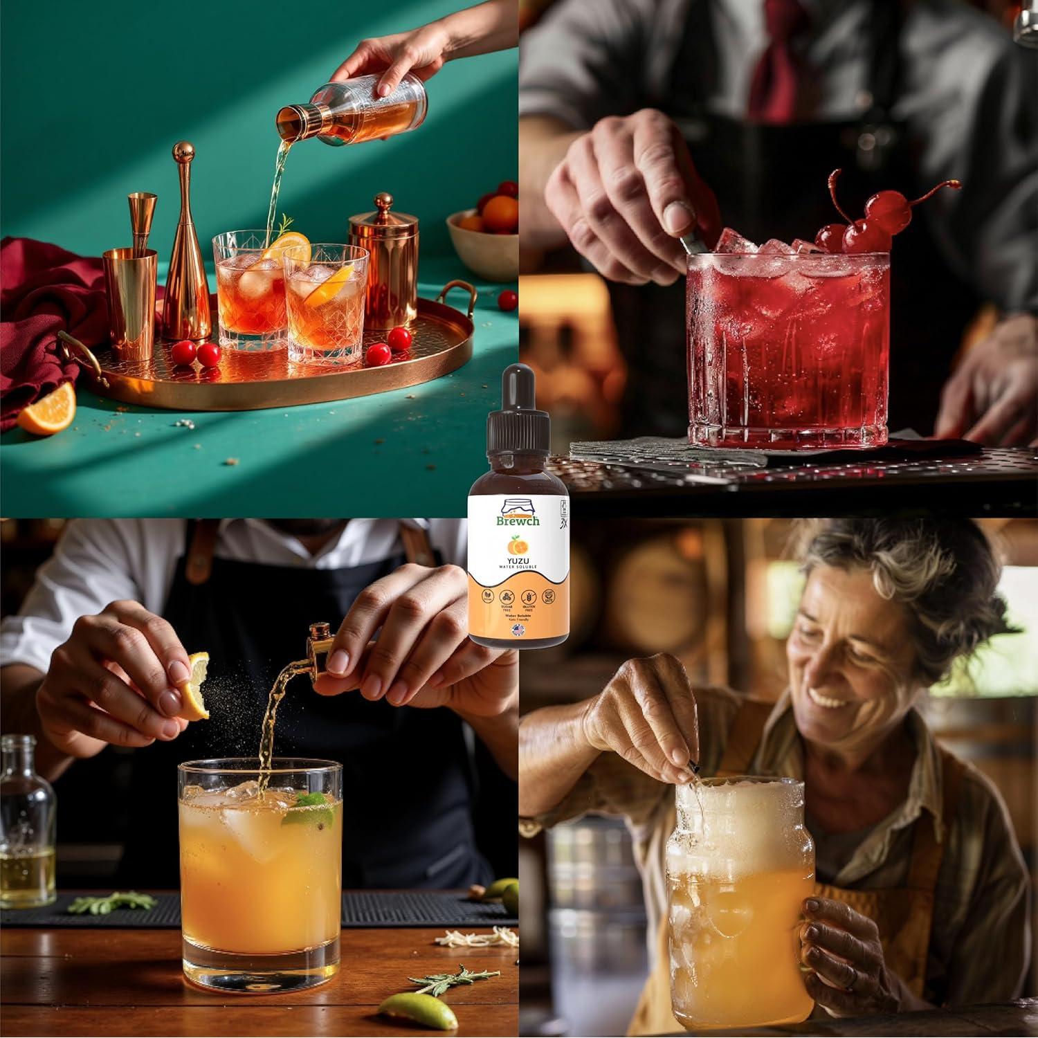 Extracto de Sabor Yuzu Brewch 60ml | Natural, Sin Azúcar, Concentrado