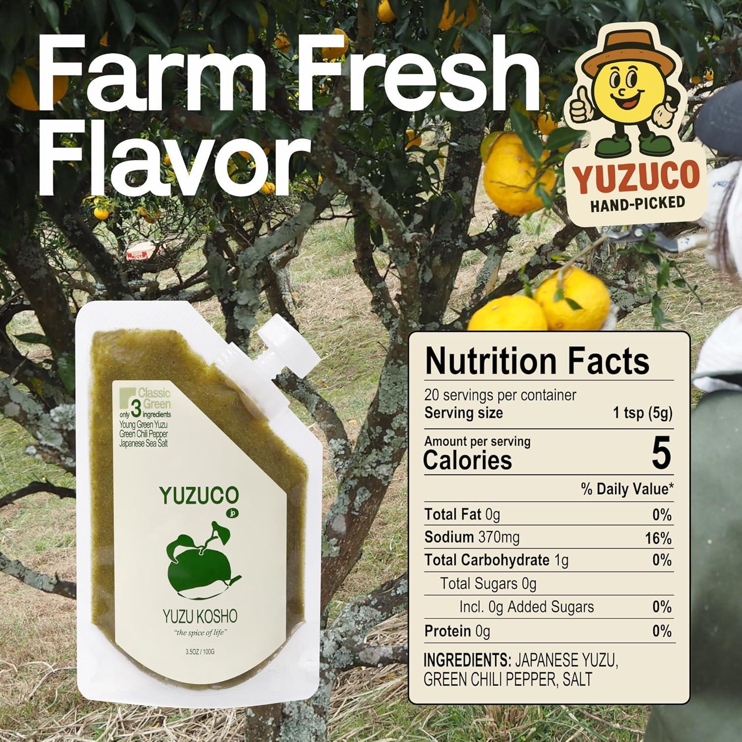 Yuzu Kosho 100g The Yuzu Co. - Salsa Cítrica Verde Japonesa