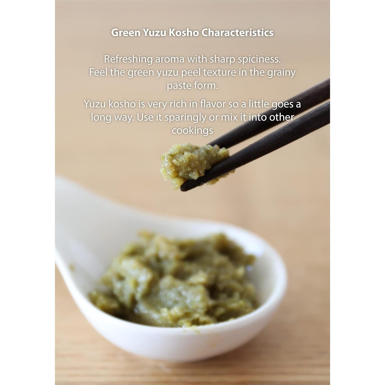 Pasta de Sazonador Picante Yuzu Kosho Verde 200g Kawashimaya