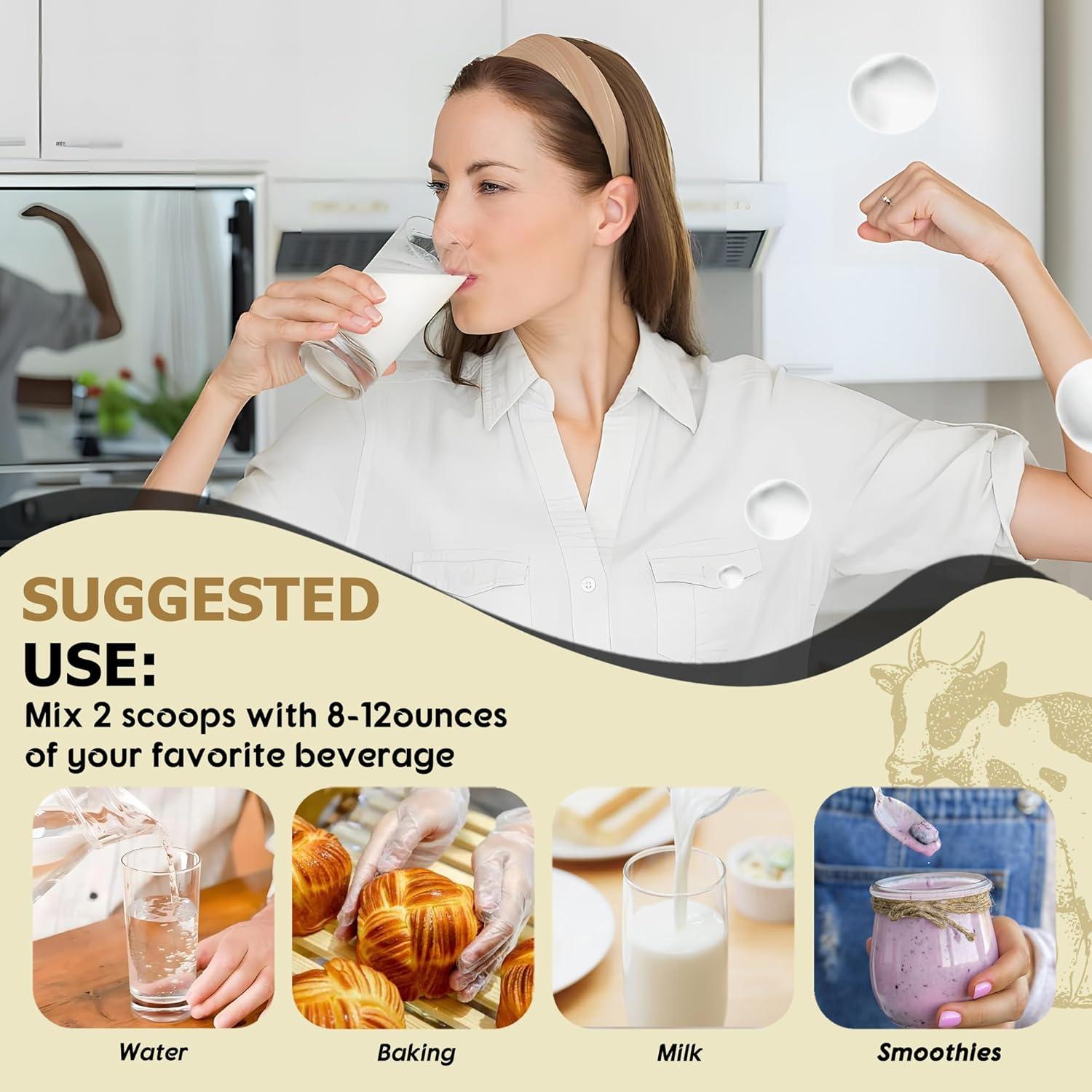 Polvo de Calostro Bovino Zammex 4000mg - Suplemento Orgánico