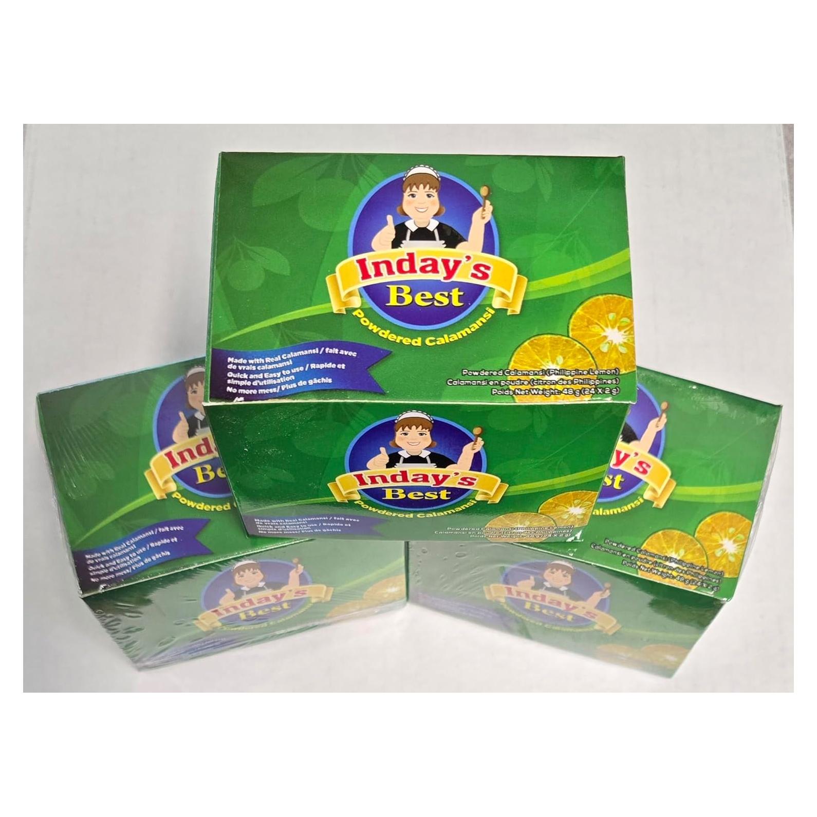 Mejor en Polvo Inday Calamansi Filipino 48g (24 sobres de 2g)
