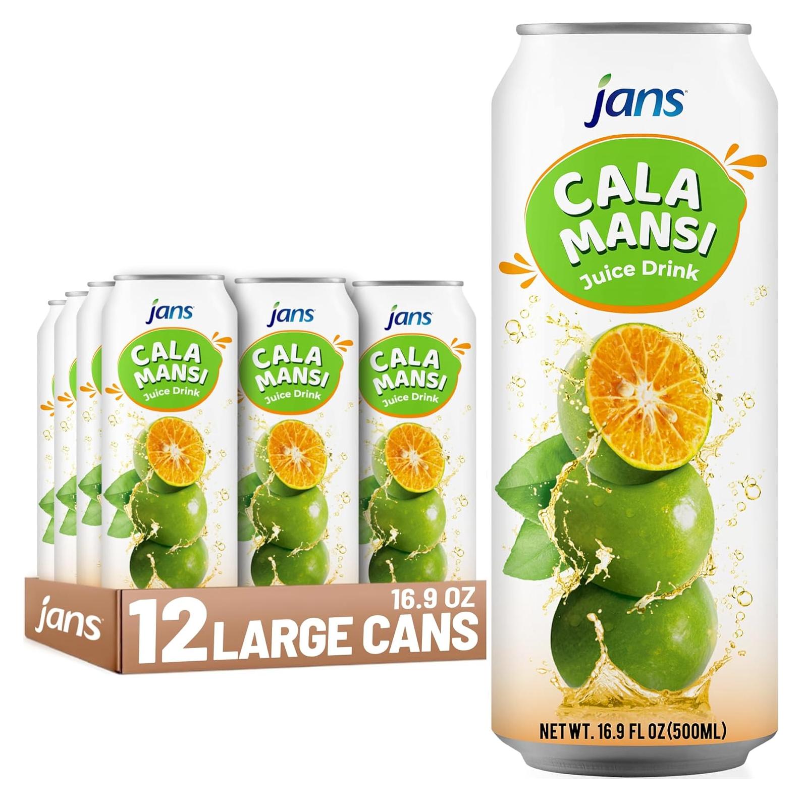 Jugo de Calamansi Jans 500 ml - Paquete de 12, Sin Azúcar
