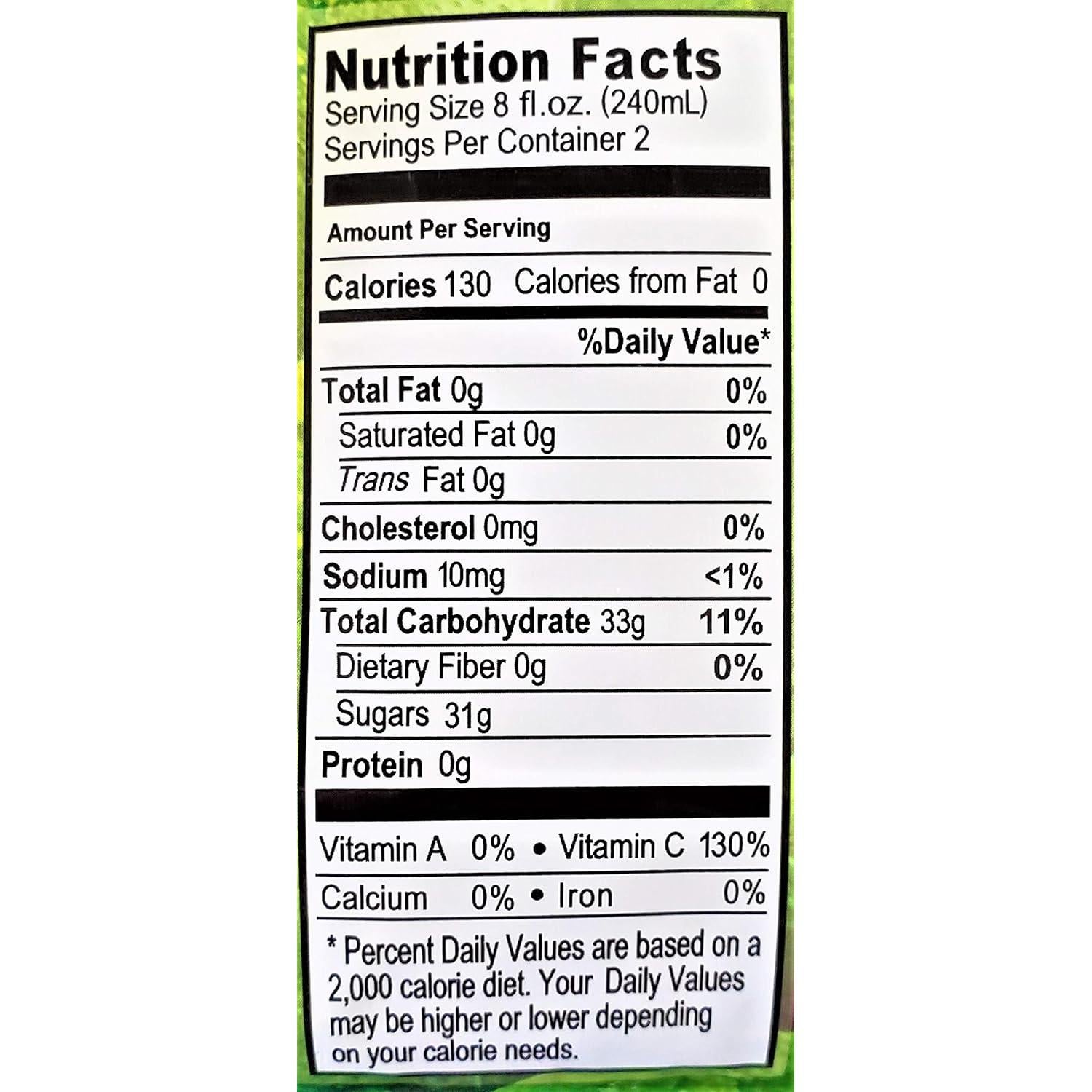 Jugo de Fruta de Limón Calamansi - 6 Paquetes 3L